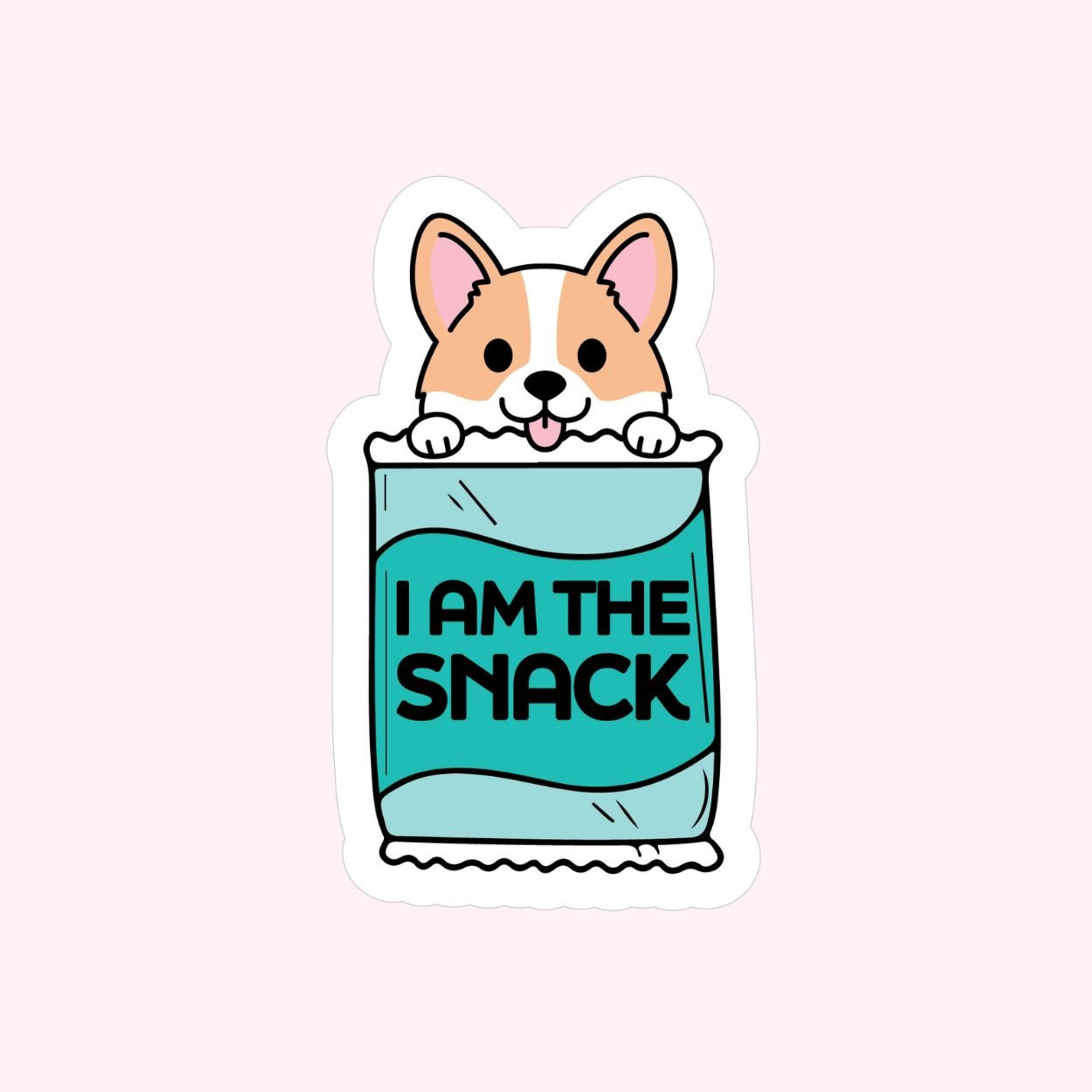 I Am The Snack Sticker Image 1