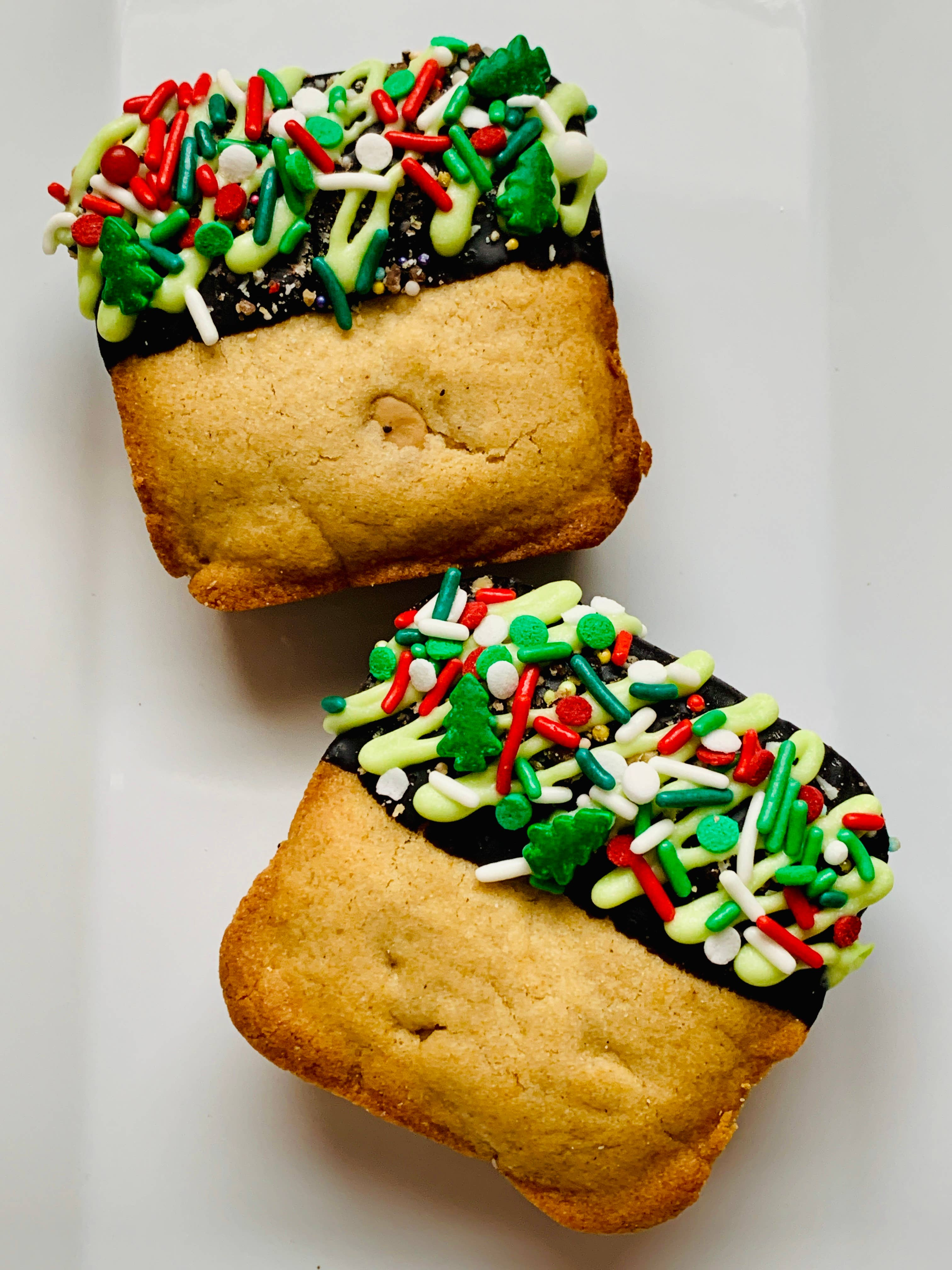 Christmas Peanut Butter Bark Bar Image 1