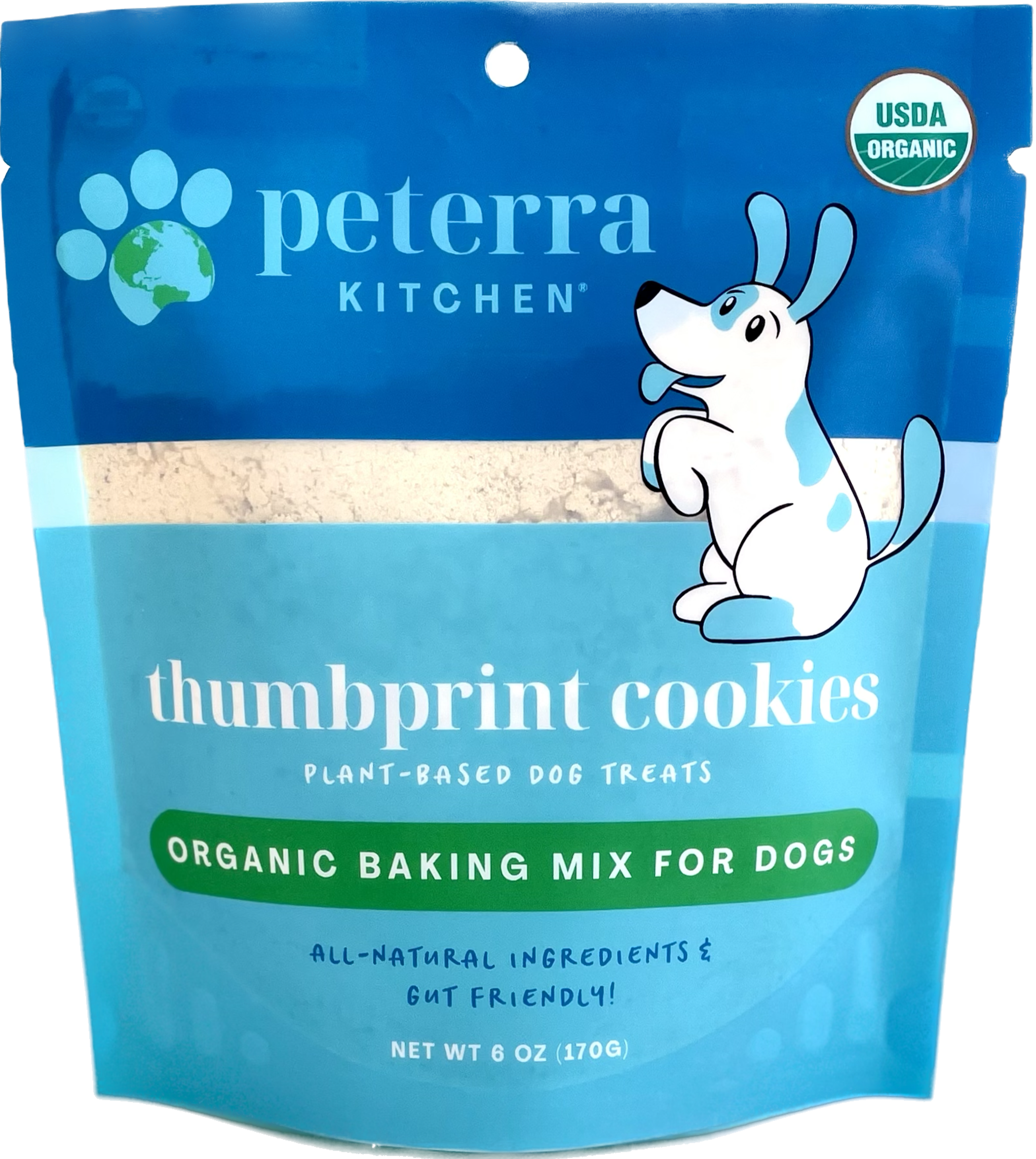 Organic Dog Treats Baking Mix - Thumbprint Cookies Image 1