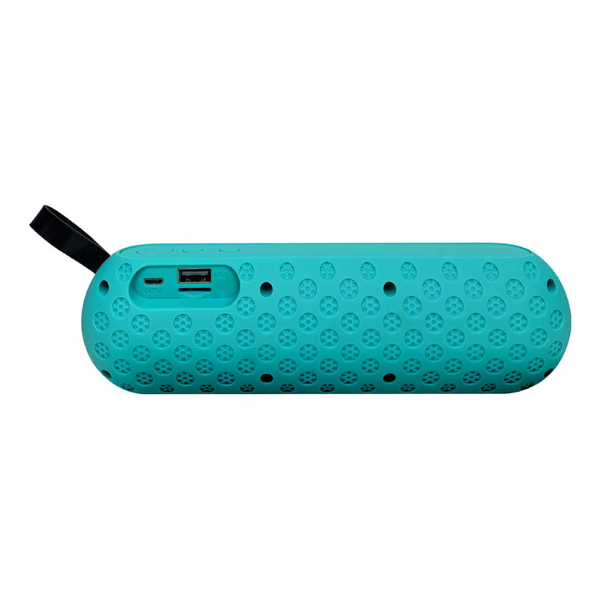 Bluetooth Speaker Wireless Sound System Aqua Portable 6 Watts SD Card Slot USB Port Hands-free Microphone 6 Hours Usage
