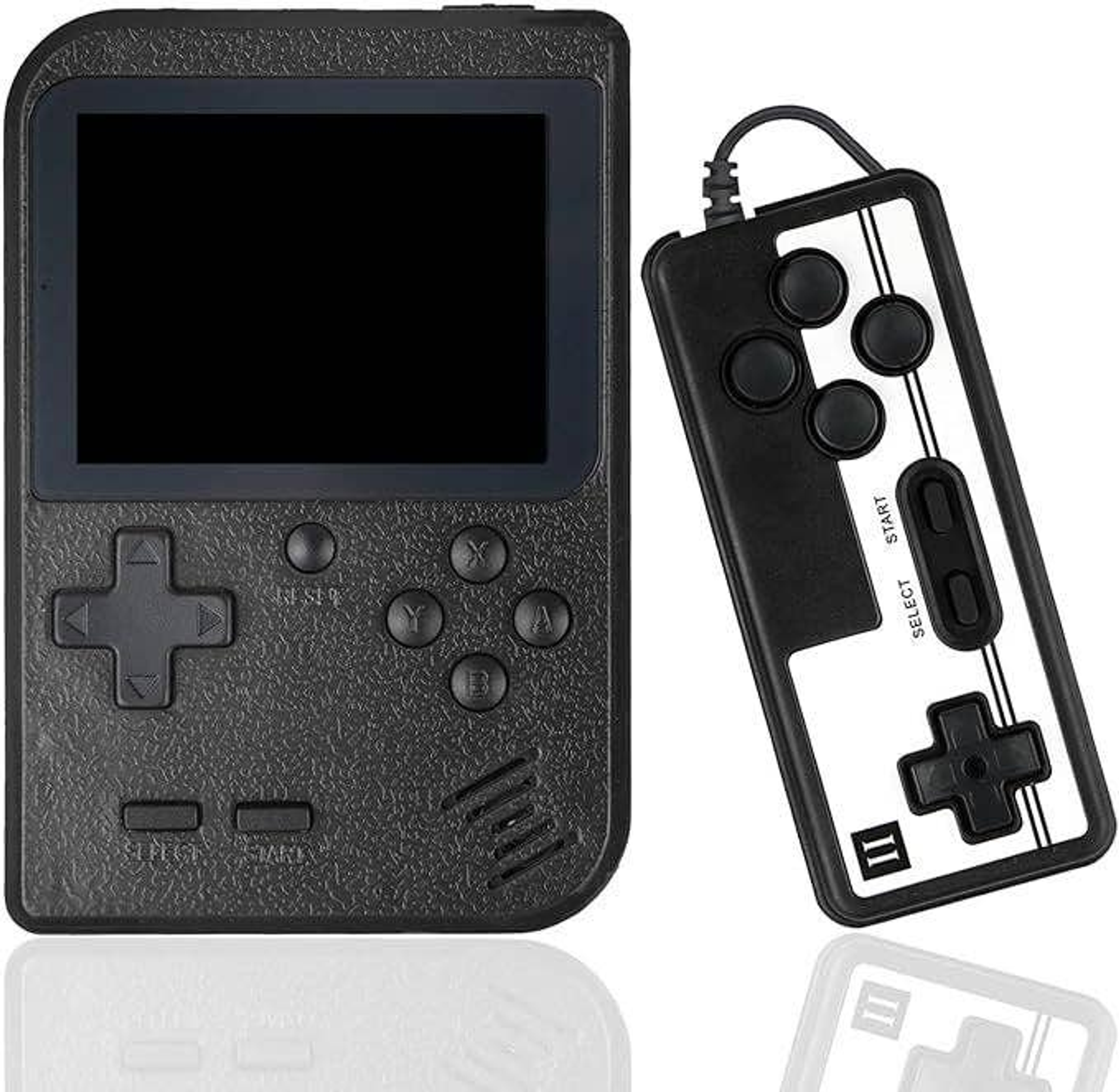 Handheld Games Console Portable Entertainment 400 Classic Games Kid-Friendly Colorful Display Rechargeable Battery