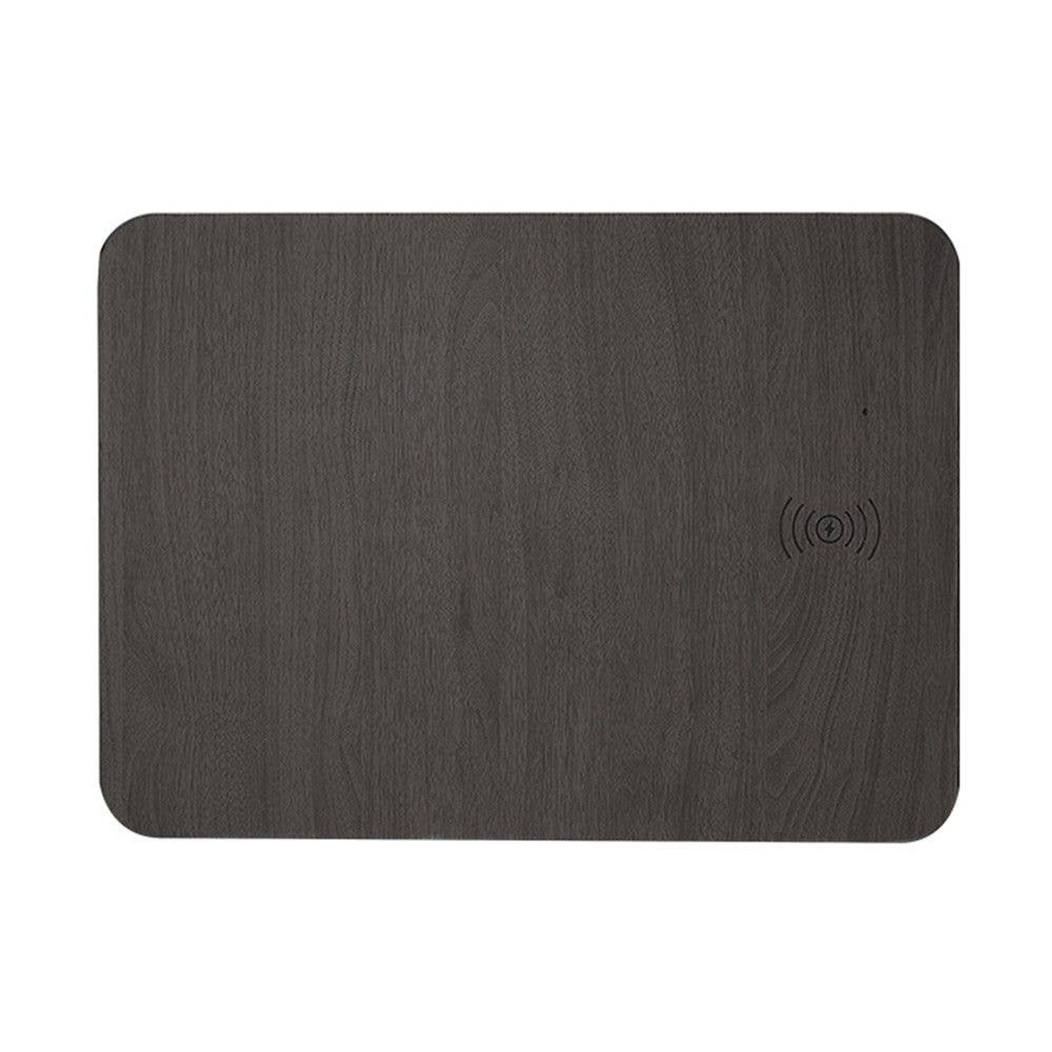 Wireless Charger Mouse Pad 2 in 1 Convenient Design Wooden Material Compatible with QI Enabled Devices Office Use Foldable Shape