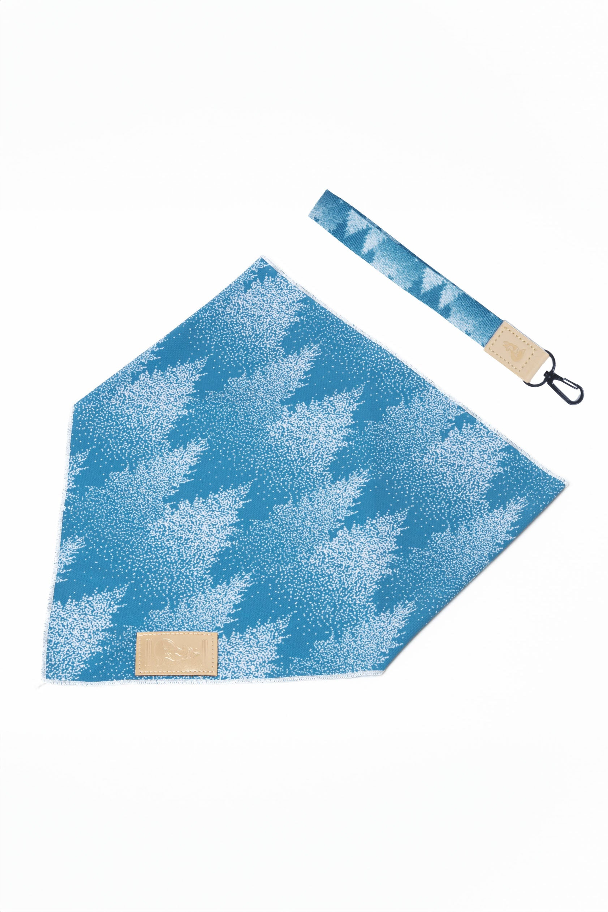 Siberian Spruce Dog Bandana & Matching Keychain Image 1