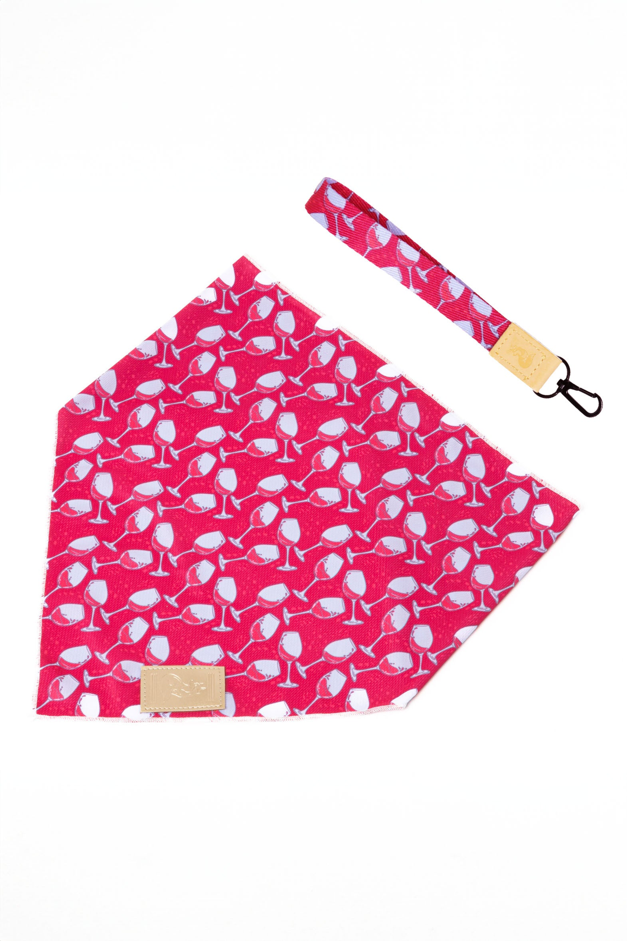 Red Mountain Syrah Dog Bandana & Matching Keychain Image 1