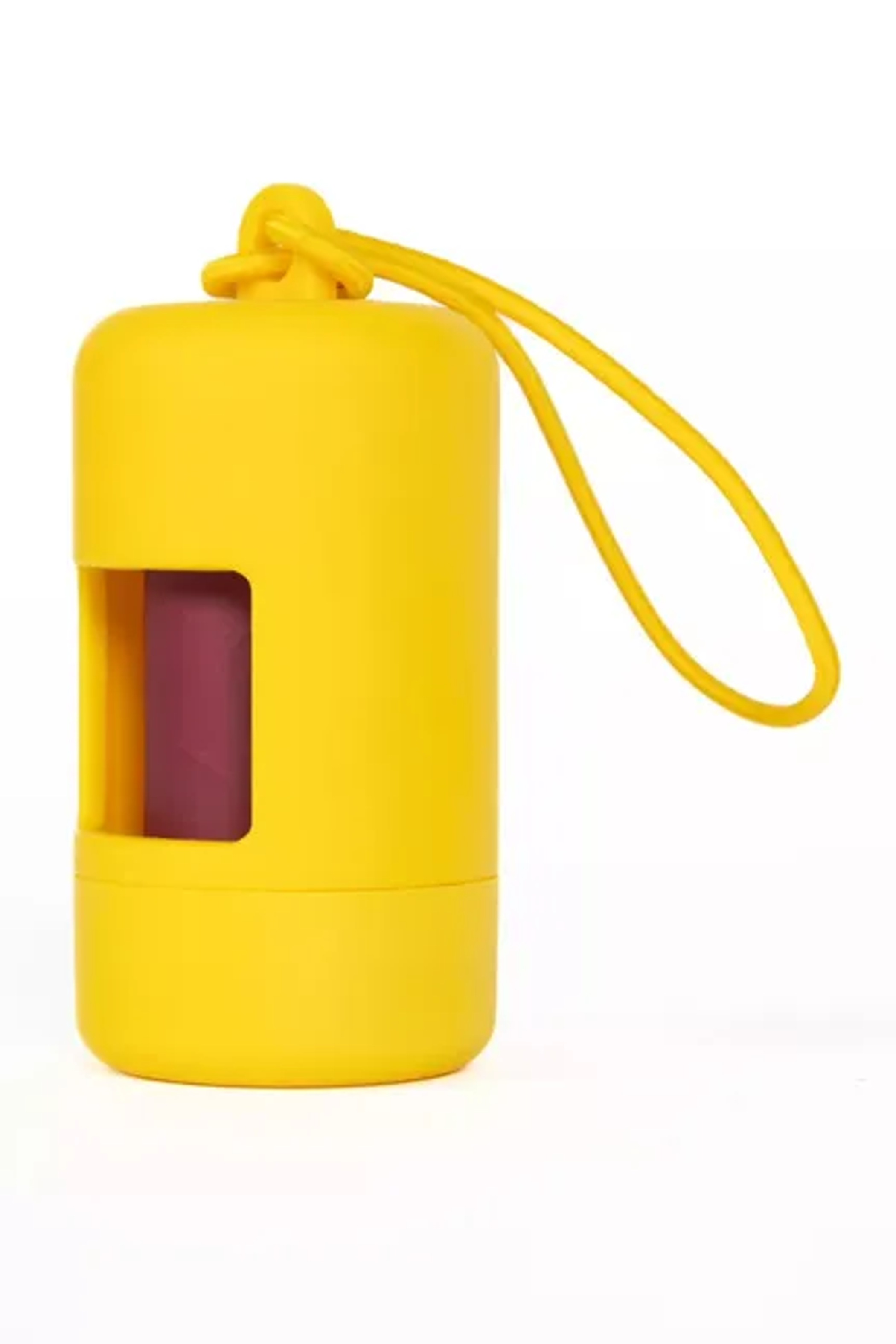 Sun Kissed Yellow Waste Bag Dispenser Image 1