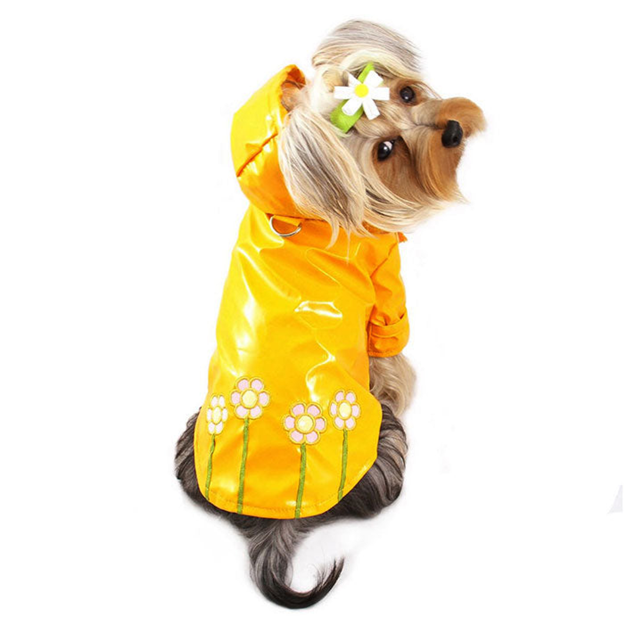 Polka Dots & Daisies Raincoat with Cotton Lining Image 1
