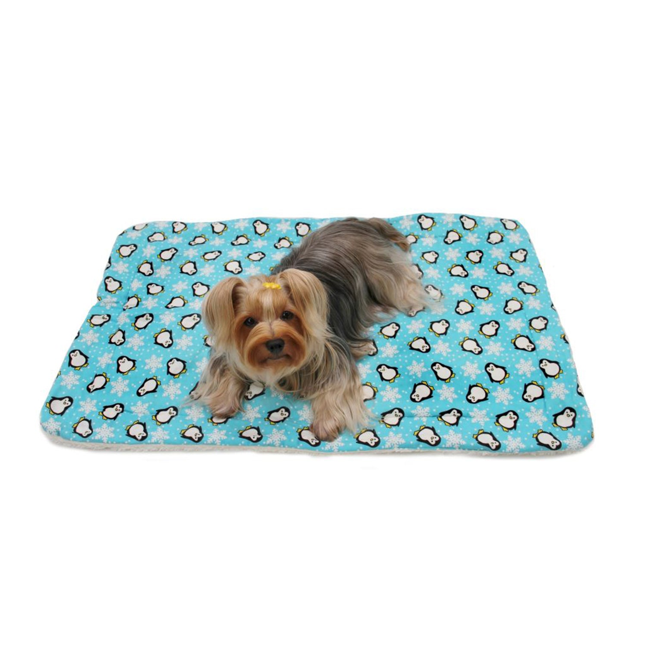 Penguins & Snowflakes Flannel/Ultra-Plush Blanket Image 1