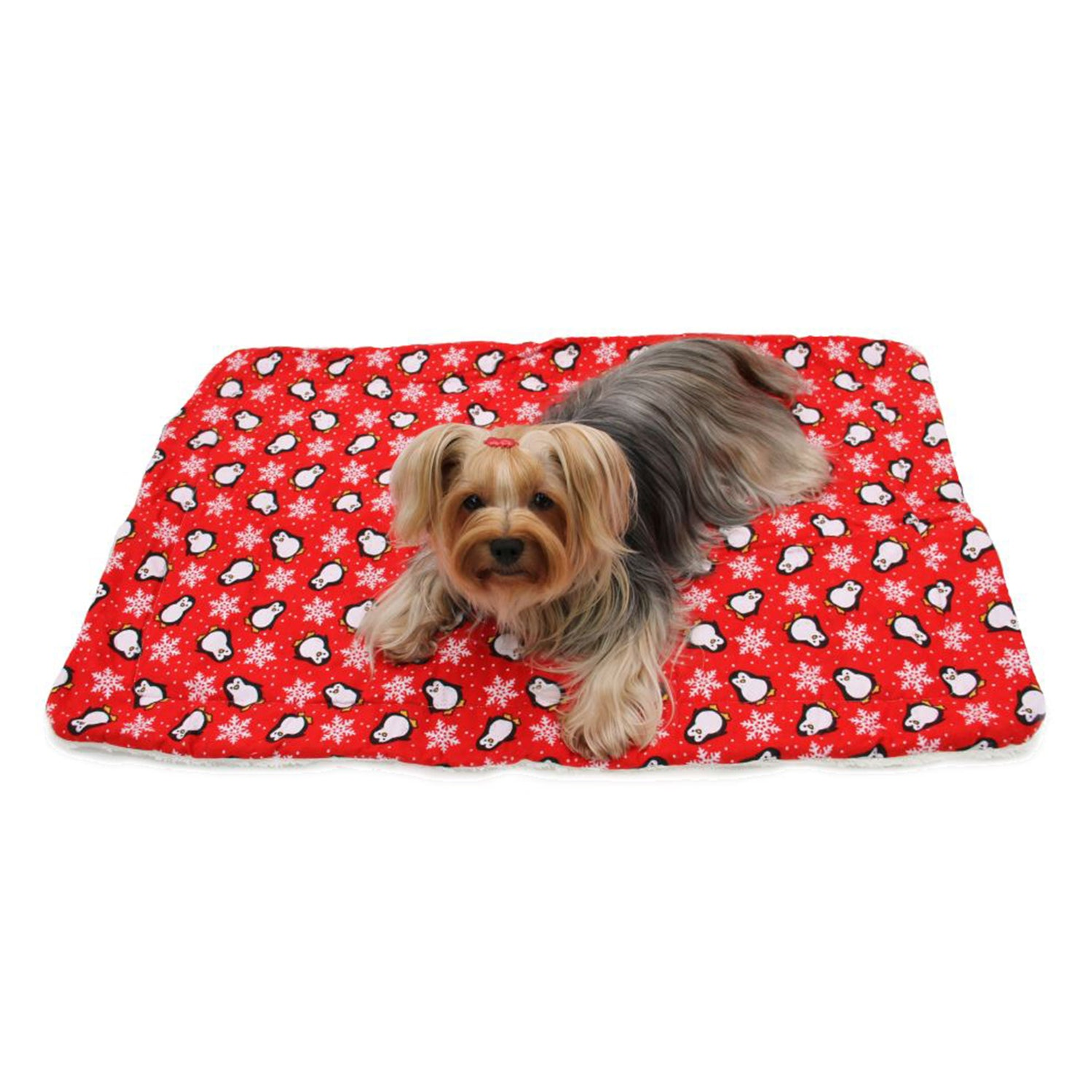 Penguins & Snowflakes Flannel/Ultra-Plush Blanket Image 1