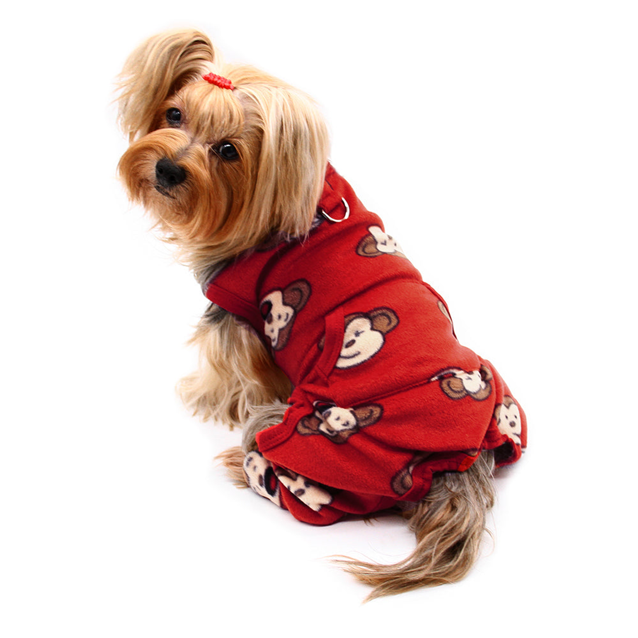 Silly Monkey Front Sleeveless Fleec Pajamas Image 1