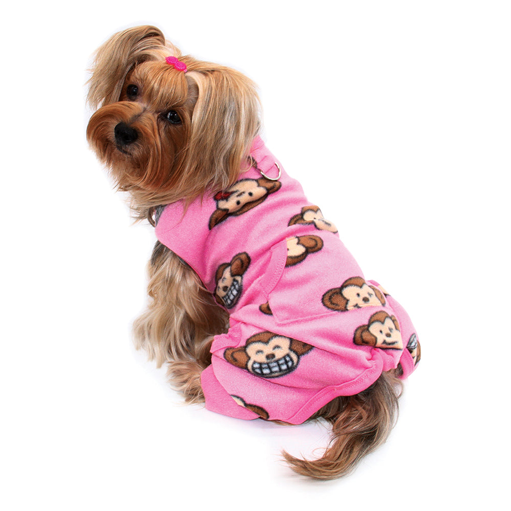 Silly Monkey Front Sleeveless Fleec Pajamas Image 1