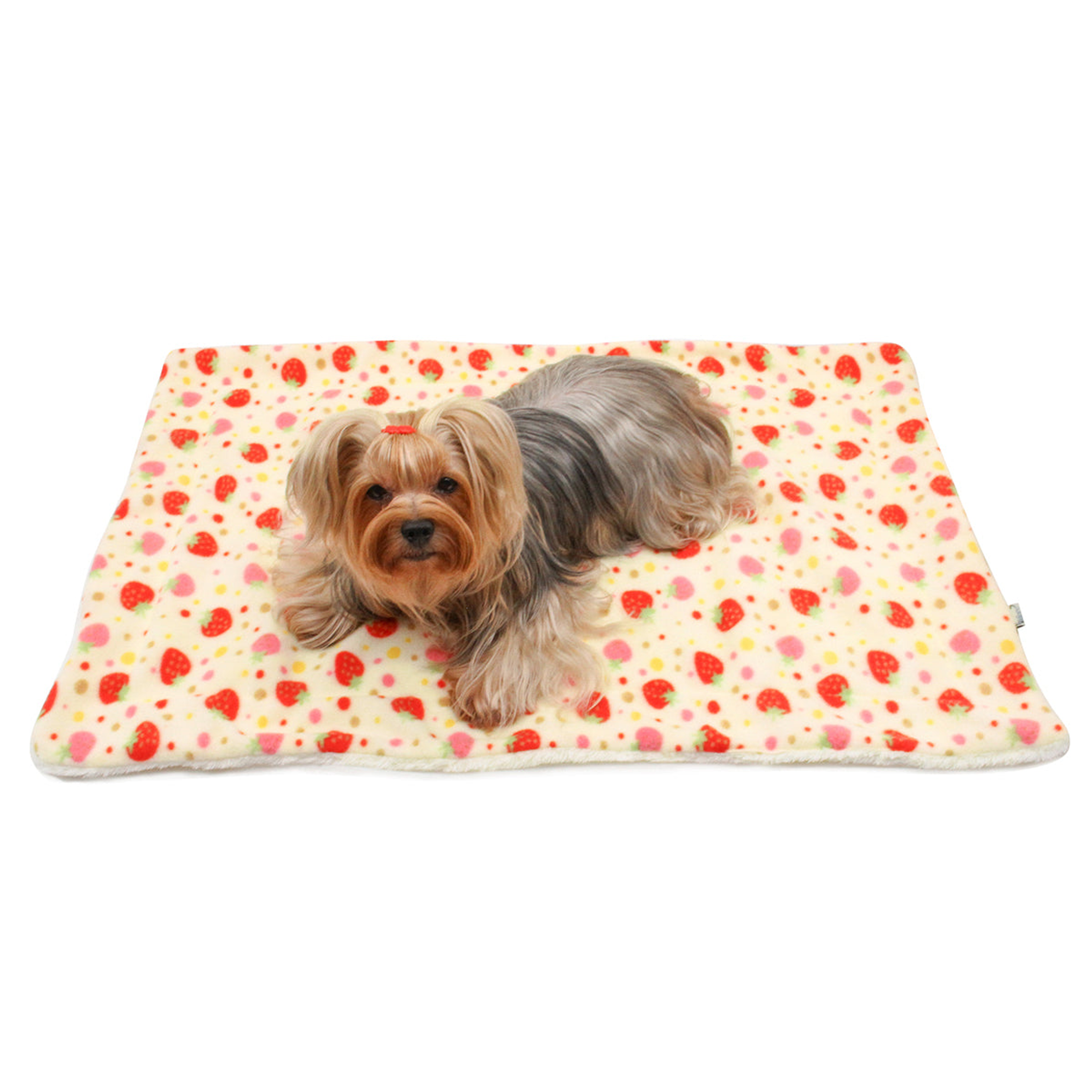 Yummy Strawberry Fleece/Plush Blanket Image 1