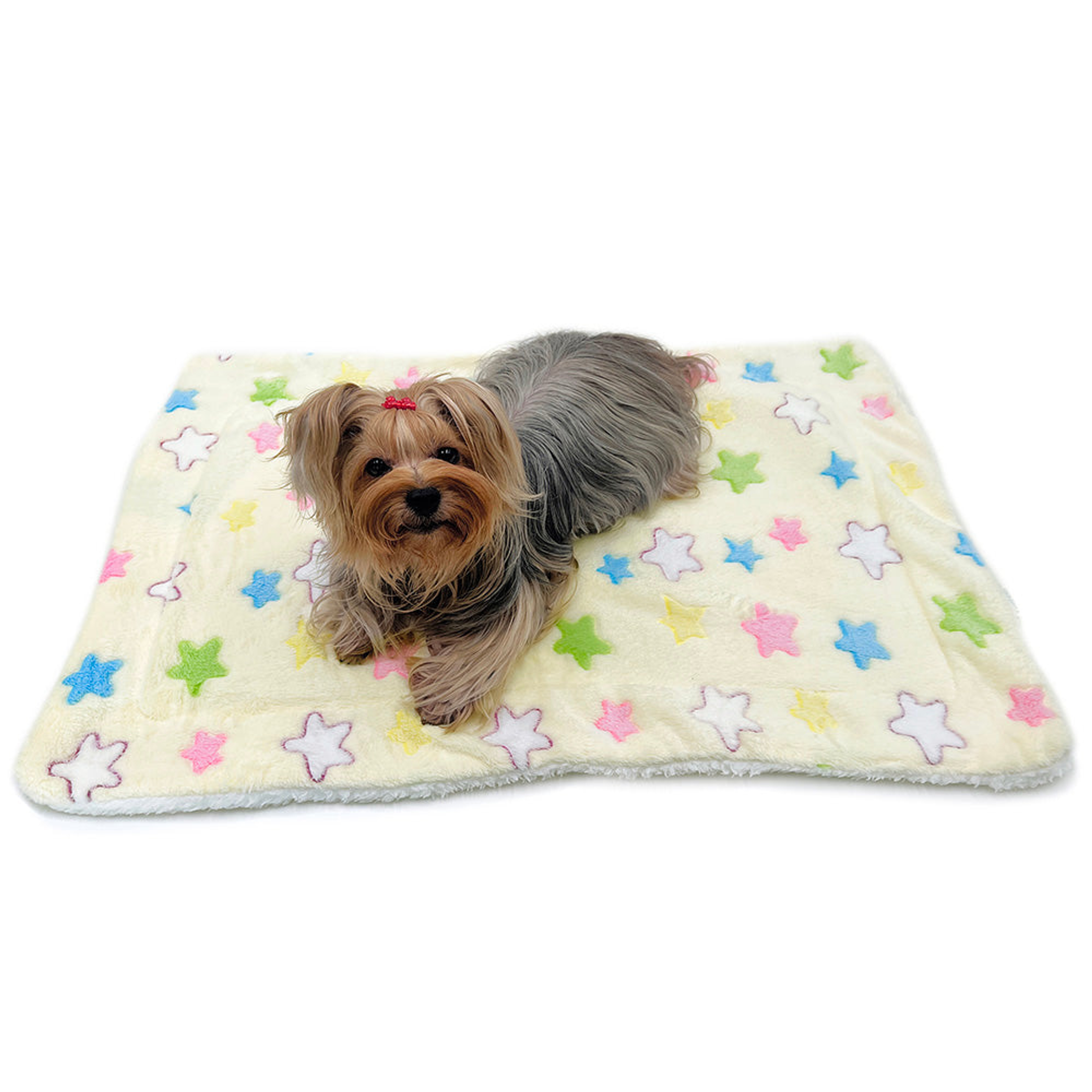 Ultra Plush Colorful Stars Blanket Image 1