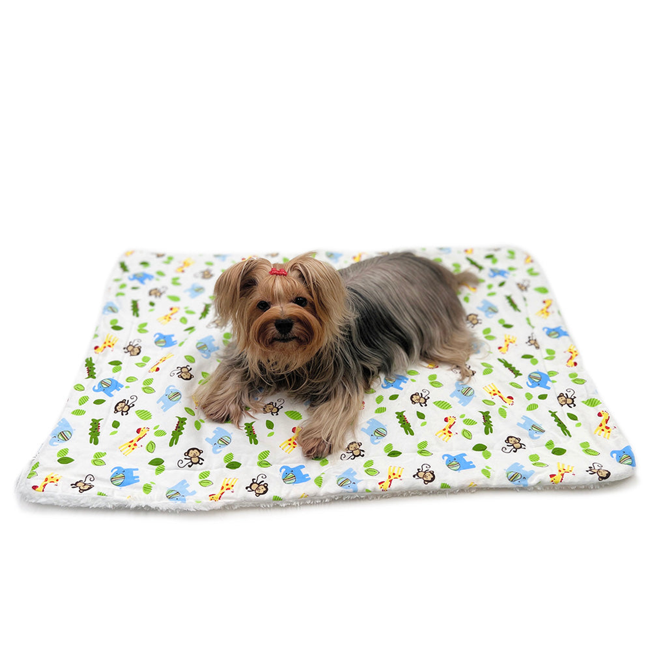 Zoo Animals Flannel/Plush Blanket Image 1