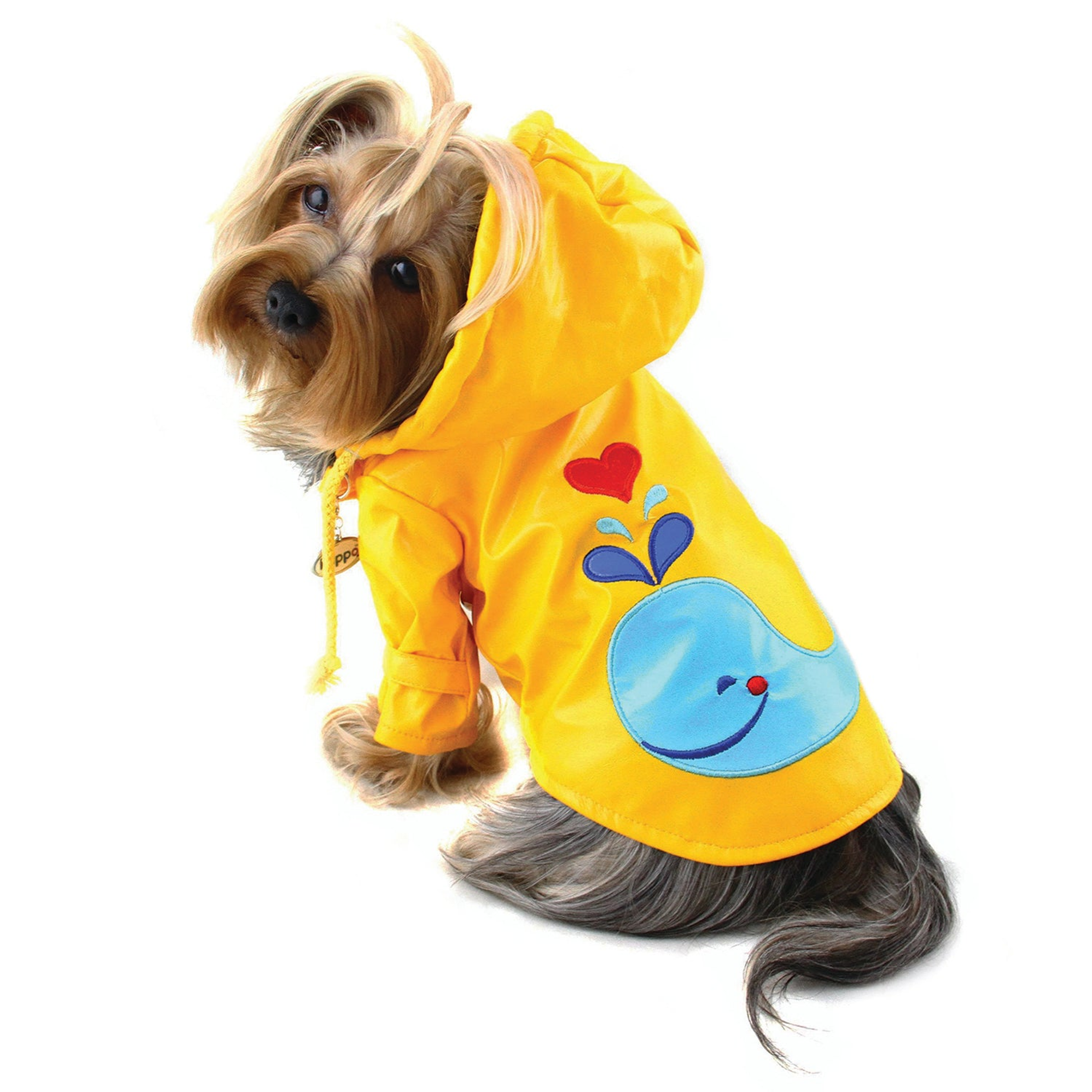 Splashing Whale Raincoat with Cotton Lining Image 1