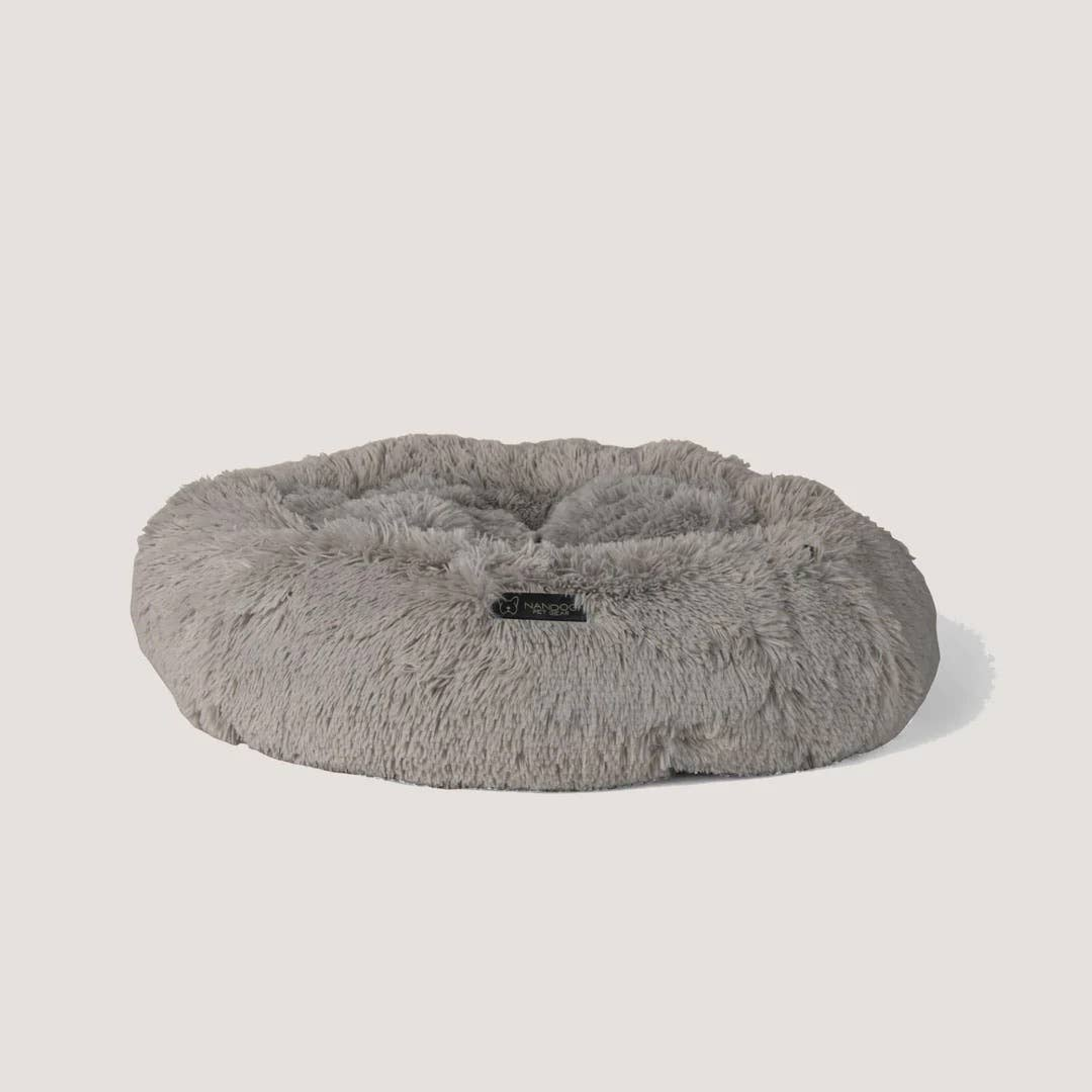 NANDOG Light Grey Calming Shaggy Bed Image 1