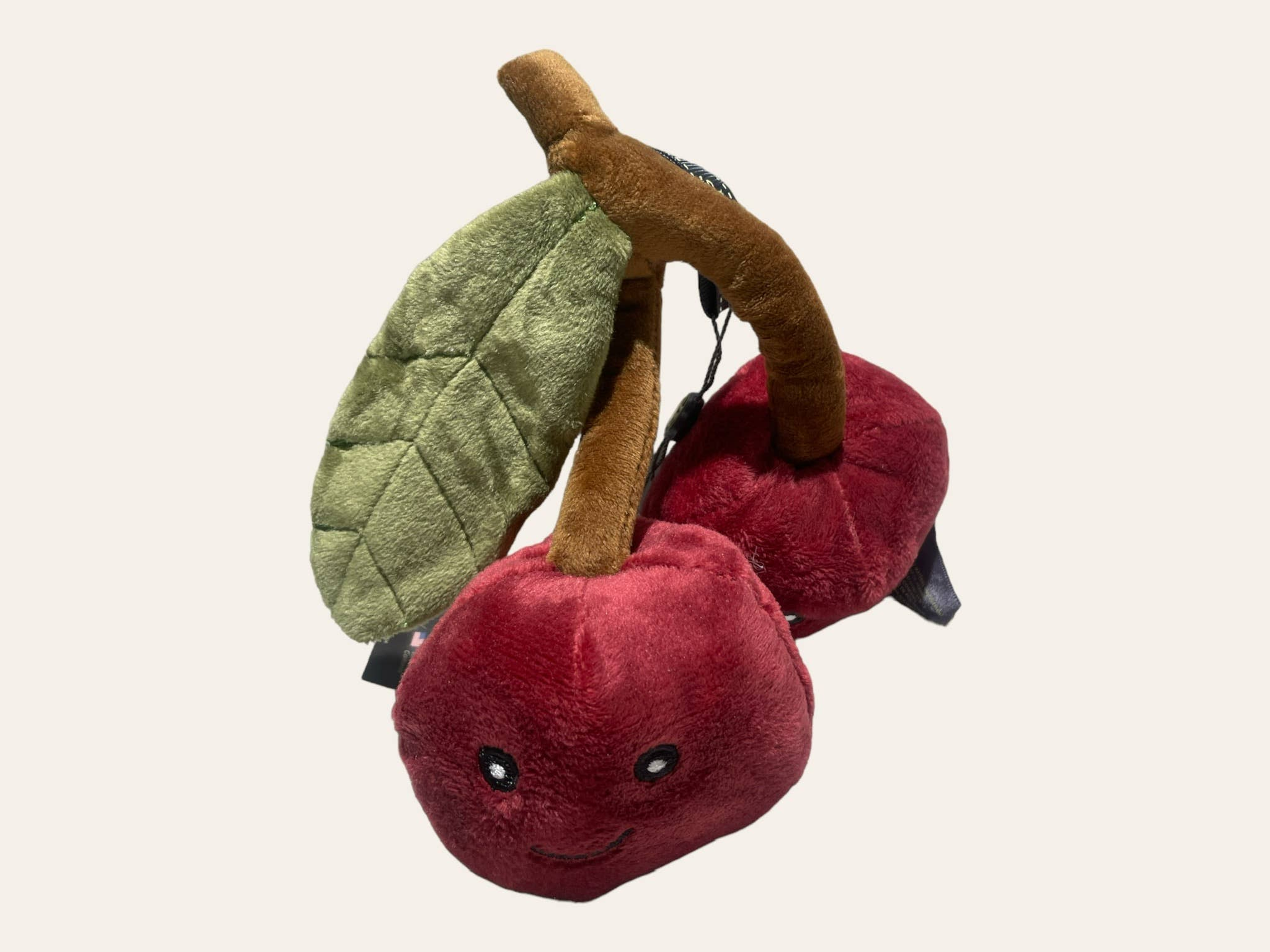 NANDOG My BFF Small Cherry Plush Dog Toy Image 1