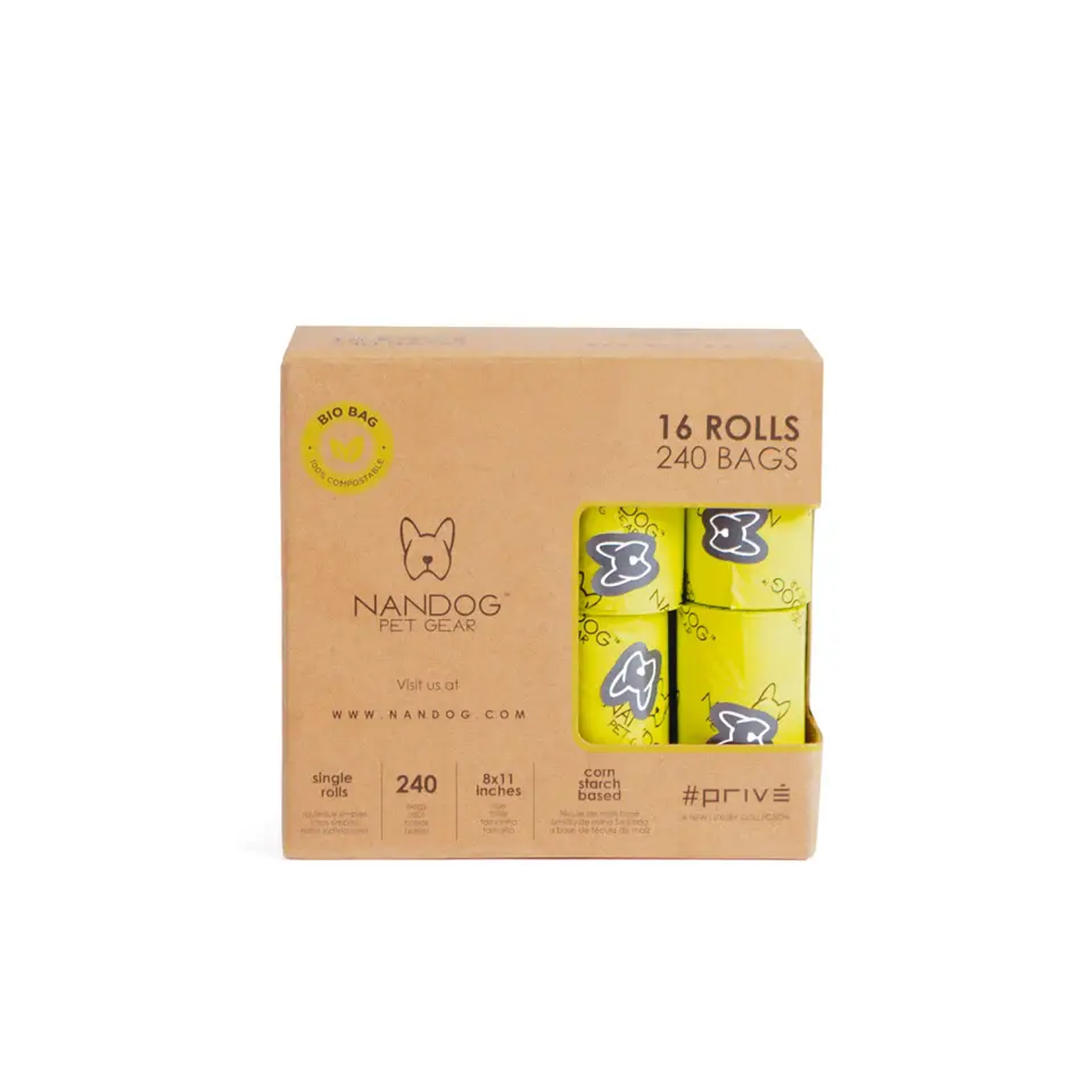 NANDOG 100% Bio Poop Bags Image 1