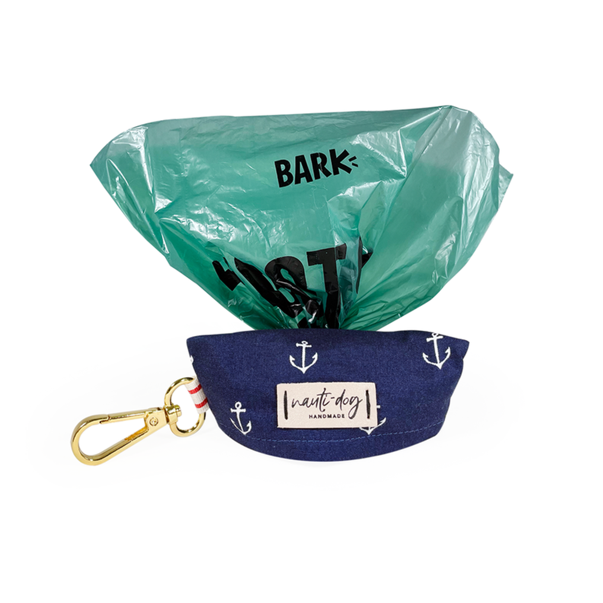 Anchors Away Nautical Dog Waste Poop Bag Dispenser Image 1