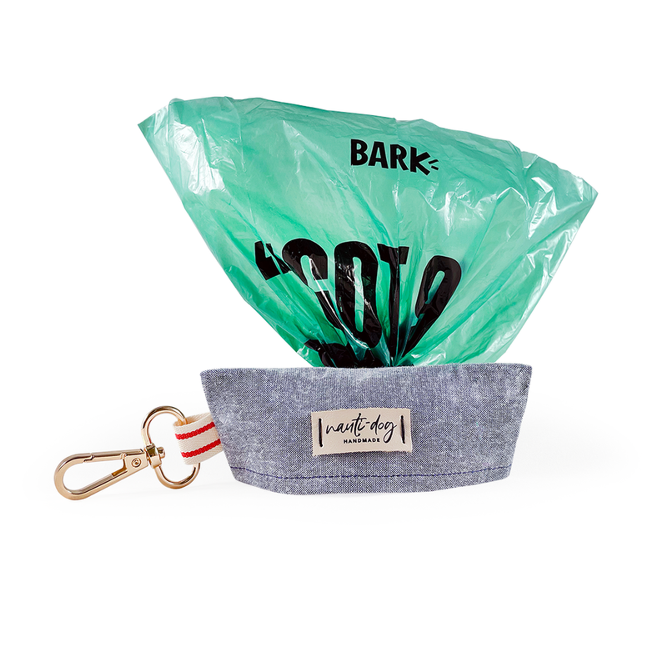 Chambray Classic Oxford Dog Waste Poop Bag Dispenser Image 1