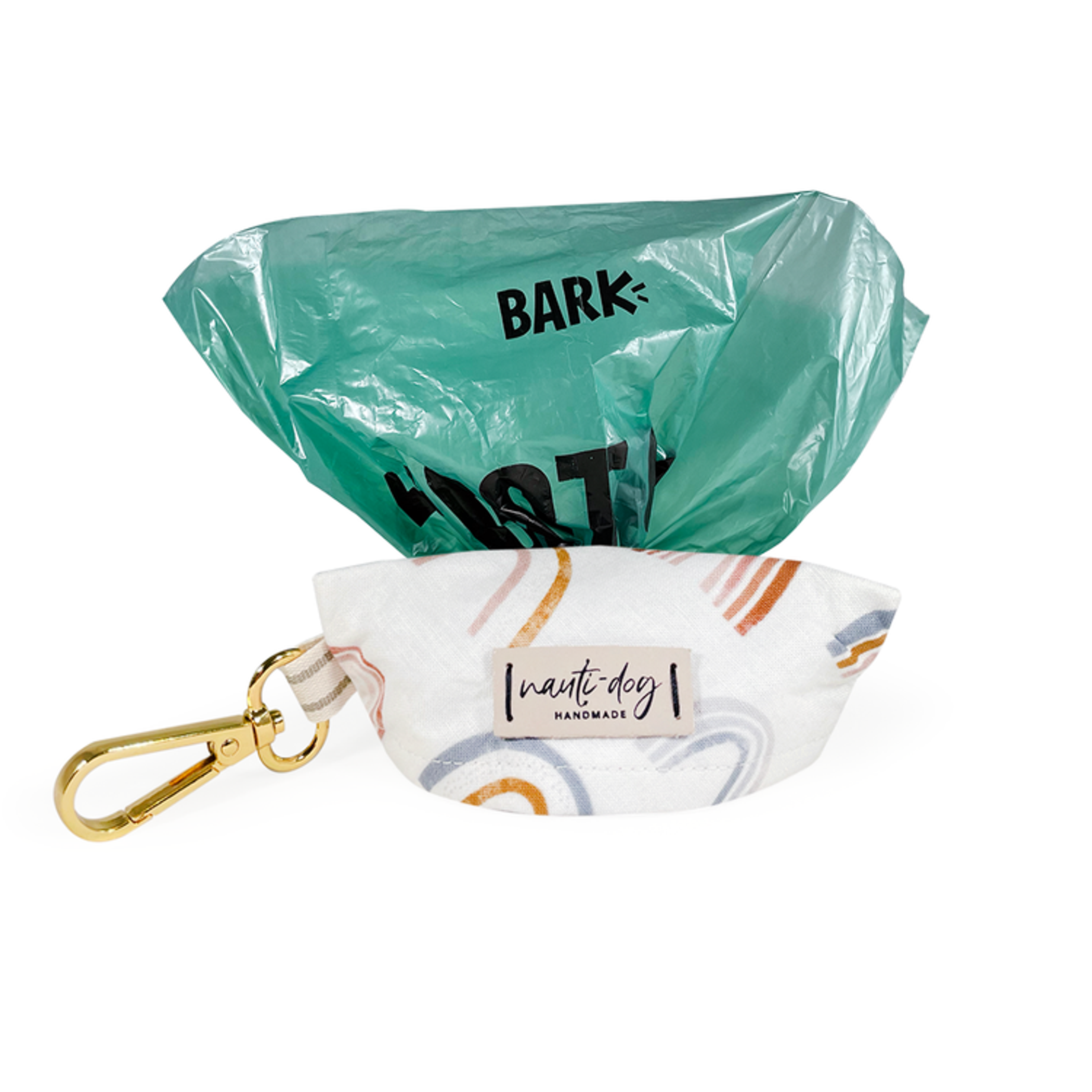 Promise Earthy Boho Rainbow Waste Dog Poop Bag Dispenser Image 1
