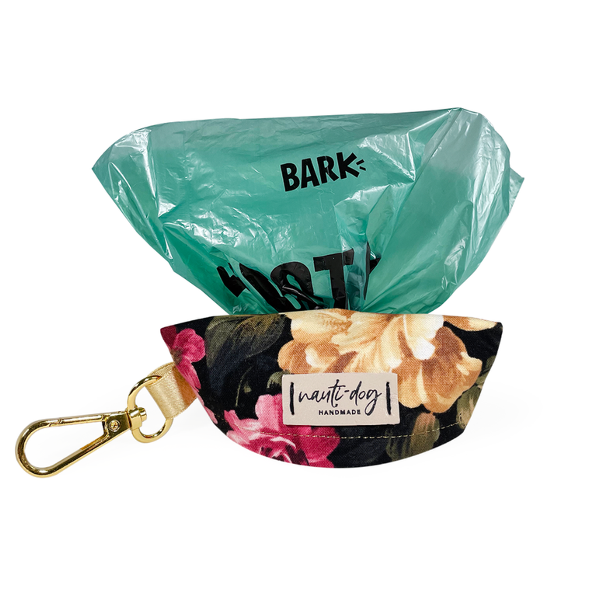 Victoria Vintage Victorian Floral Waste Dog Poop Bag Dispenser Image 1