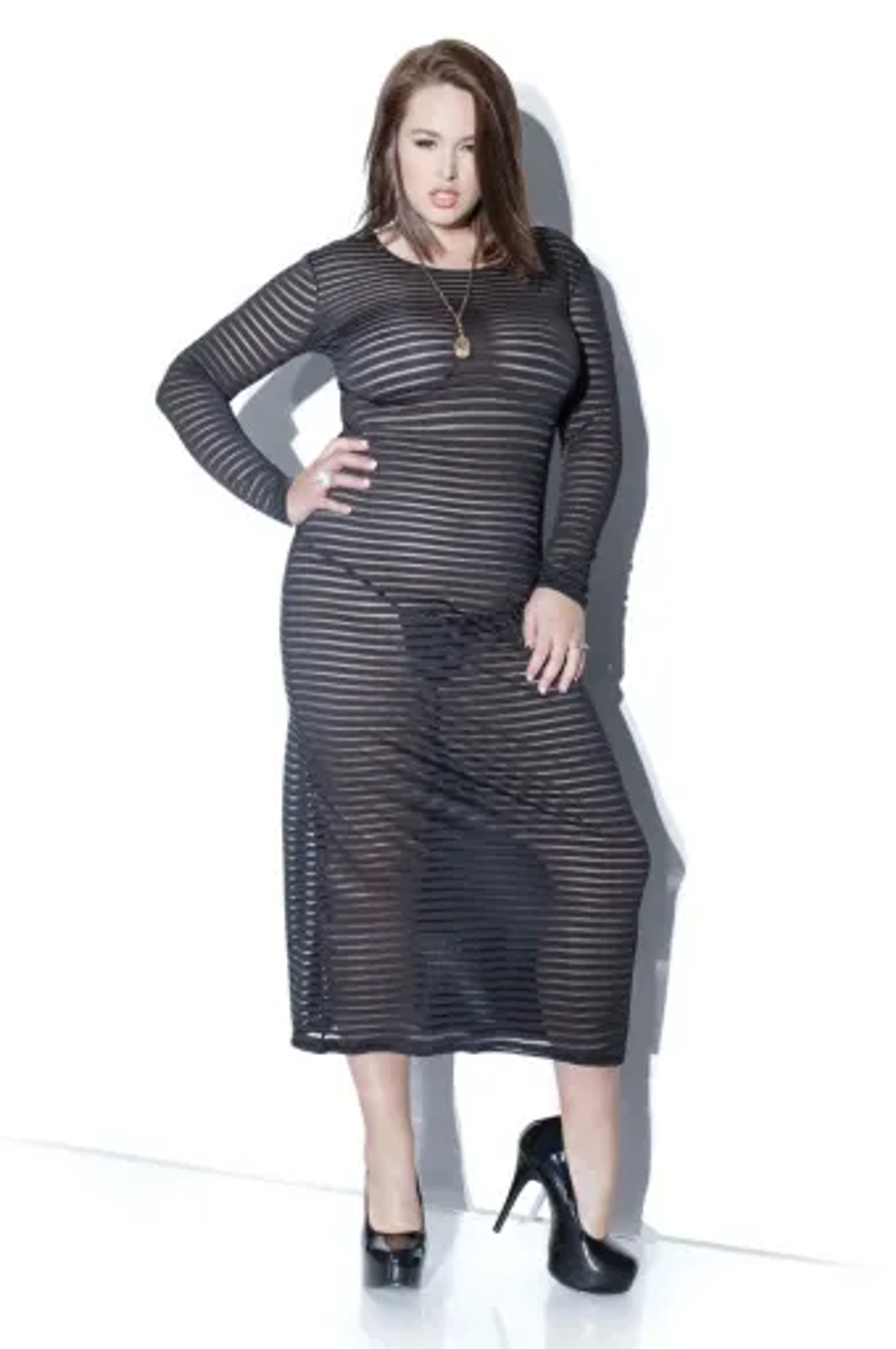 Coquette Diva Long Sleeve Gown