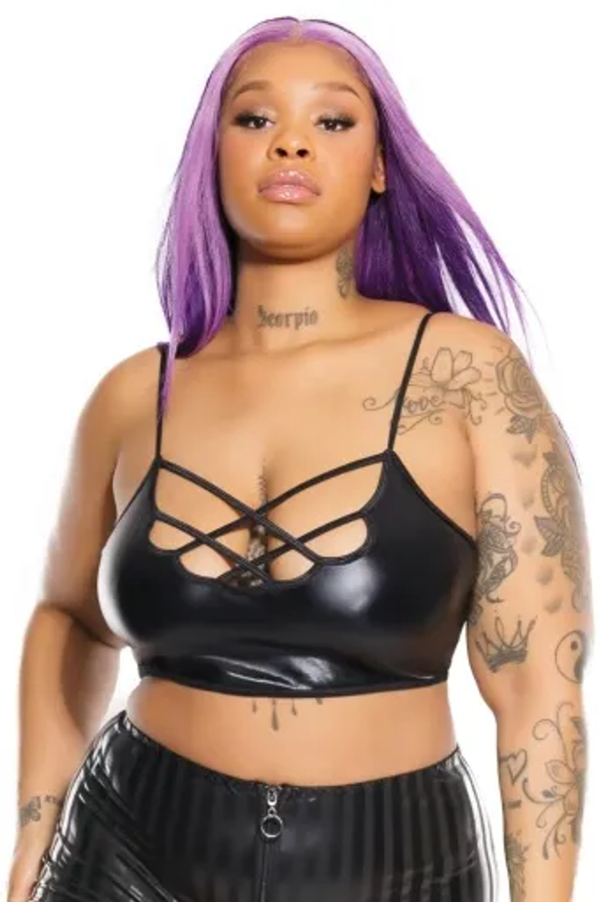 Coquette Diva Wetlook Bralette