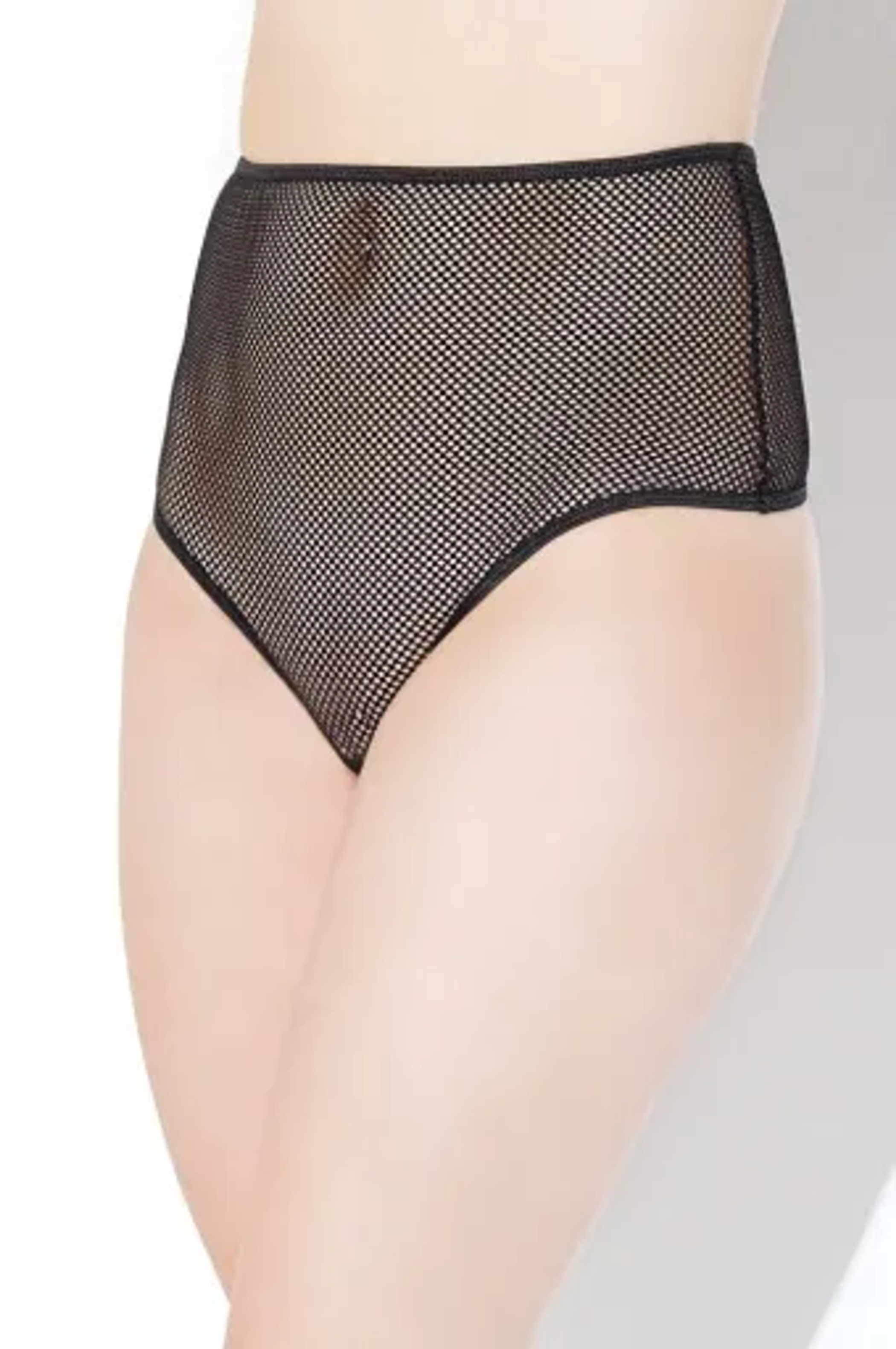 Coquette High-Waisted Fishnet Thong