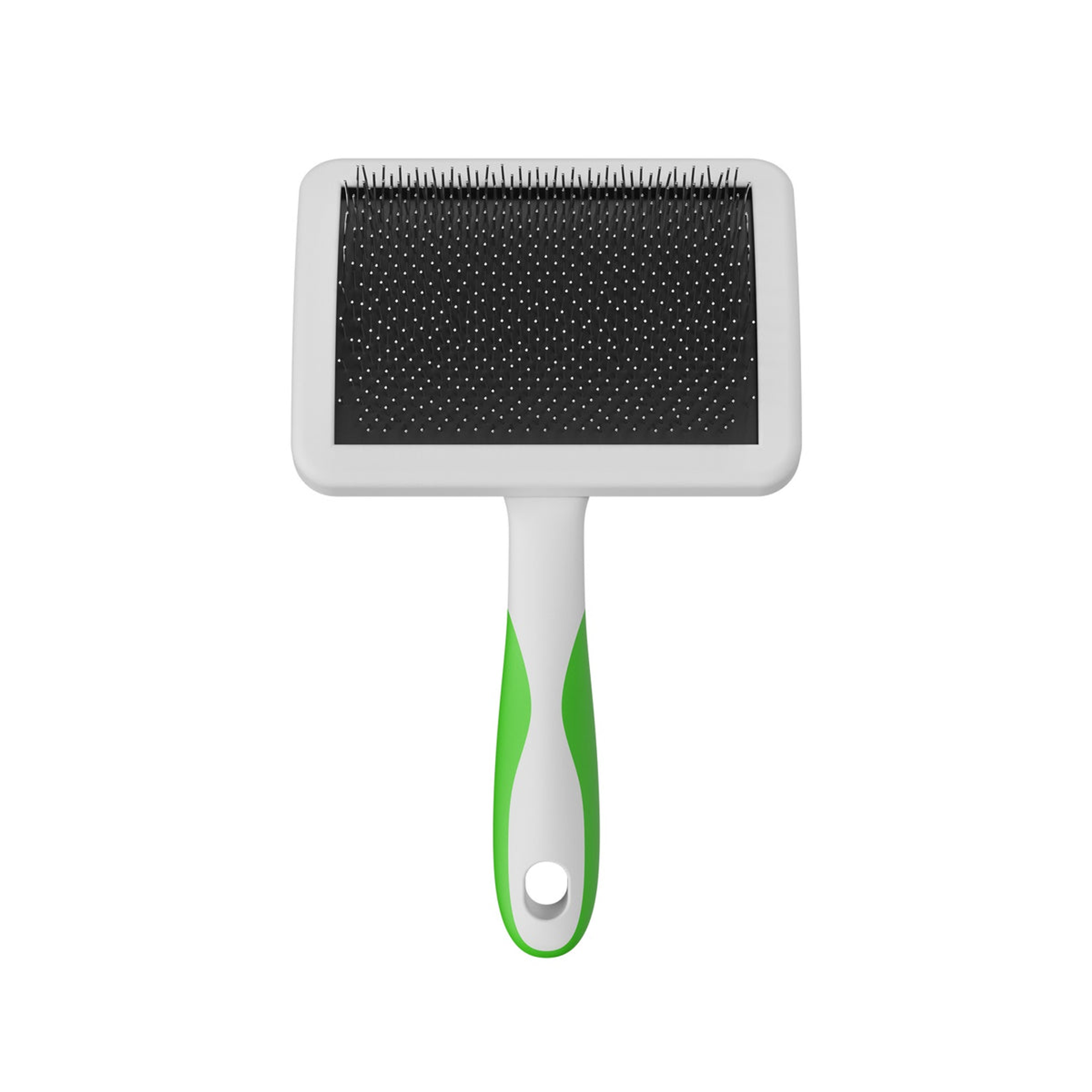 Andis Large Firm Slicker Brush Green/White VBL