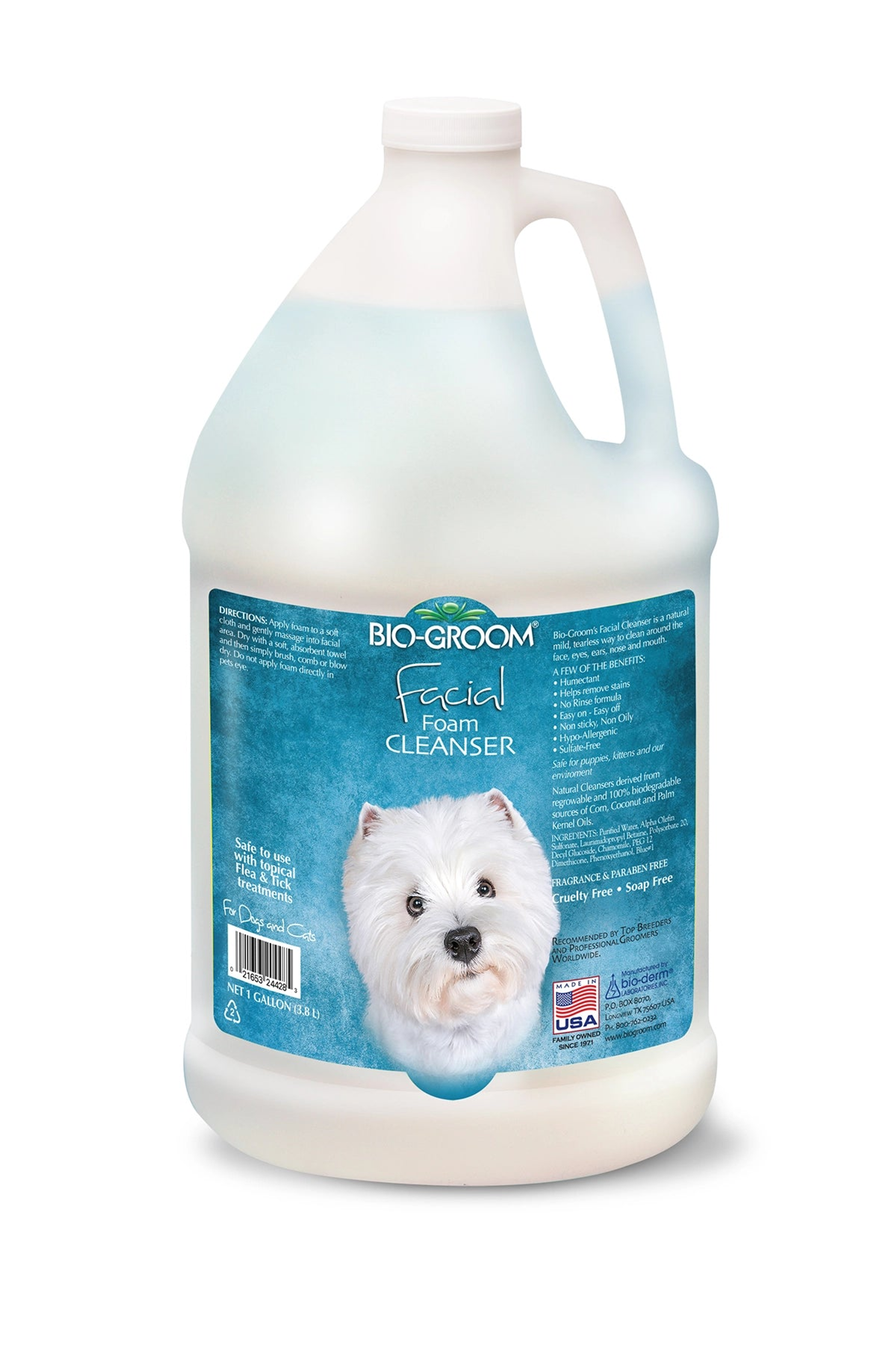 Bio-Groom Facial Foam Cleanser Gallon