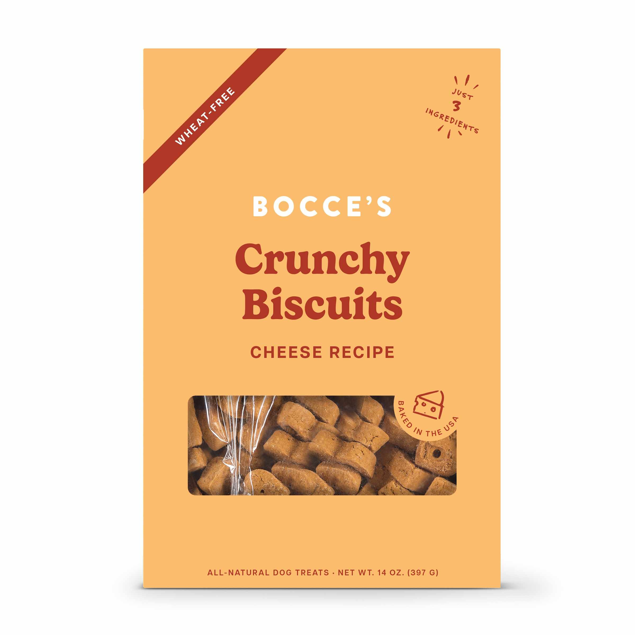 Bocce's Bakery Cheese Biscuit Boxes Dog Treats 14oz Image 1