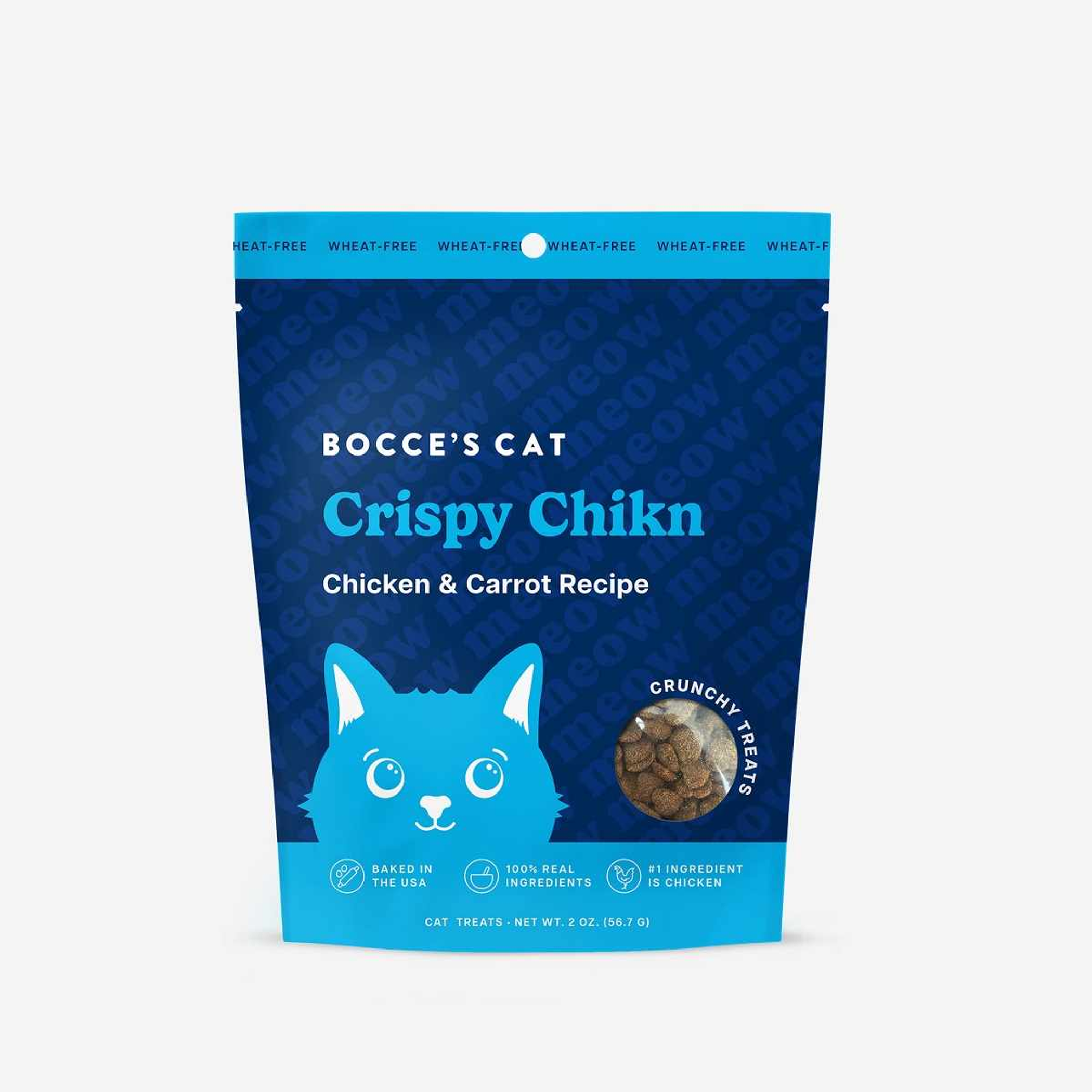 Bocce's Bakery Crispy Chikn Crunchy Cat Treats Image 1