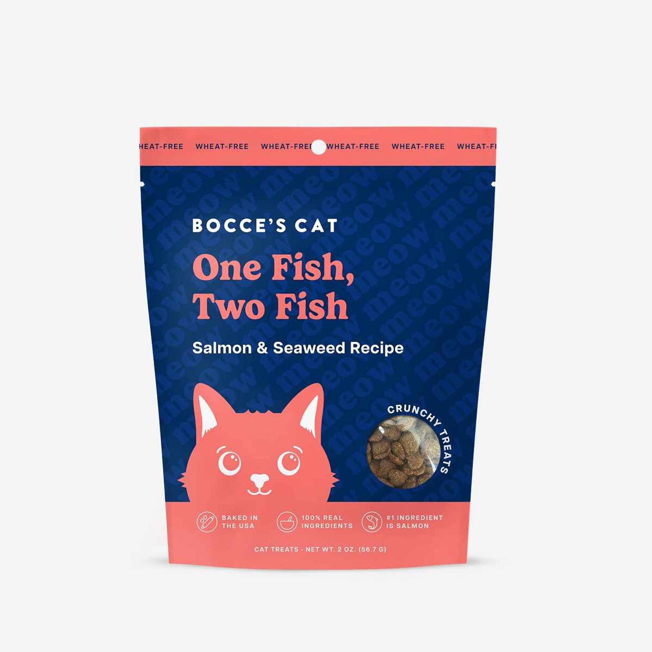 Bocce's Bakery One Fish, Two Fish Cat Treats Image 1