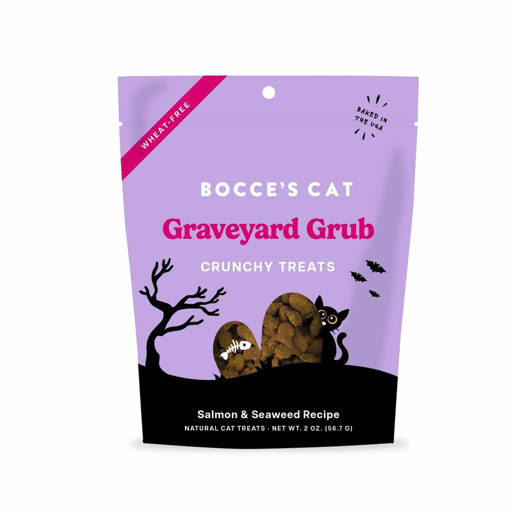 Bocce's Bakery Graveyard Grub Crunchy Cat Treats Image 1