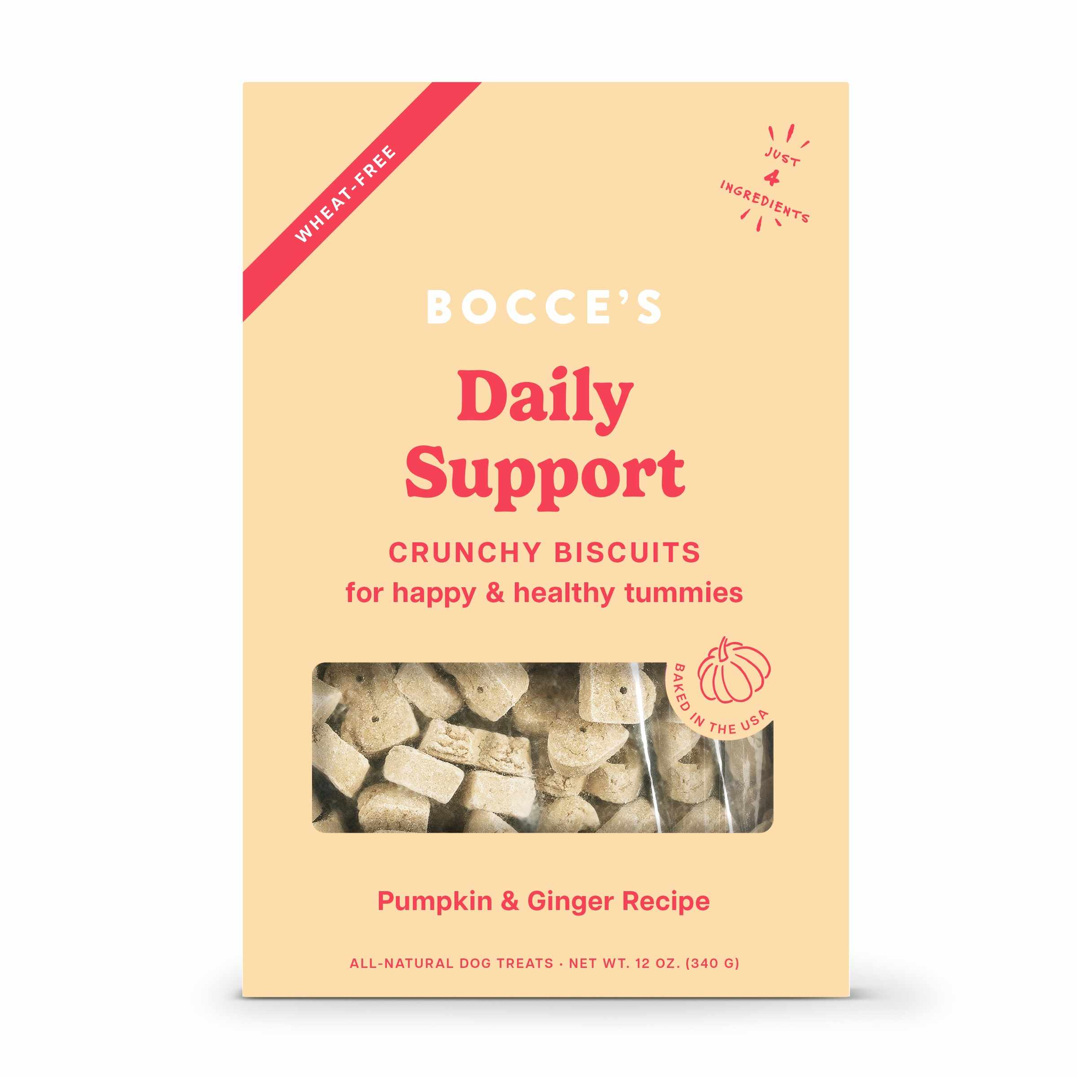 Bocce's Bakery Belly Functional Biscuit Boxes Dog Treats 12oz Image 1