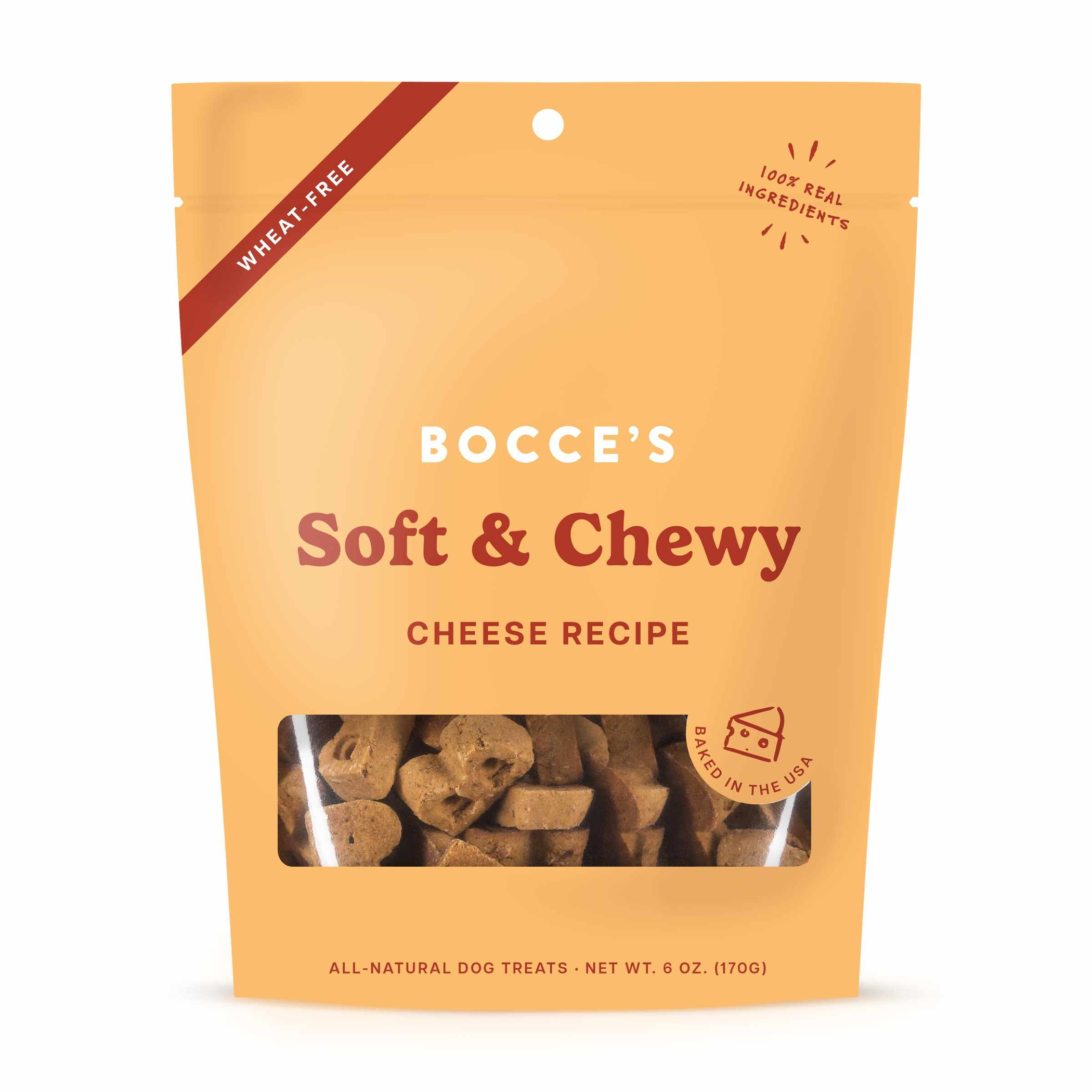 Bocce's Bakery Cheese Soft & Chewy Dog Treats 6oz Image 1