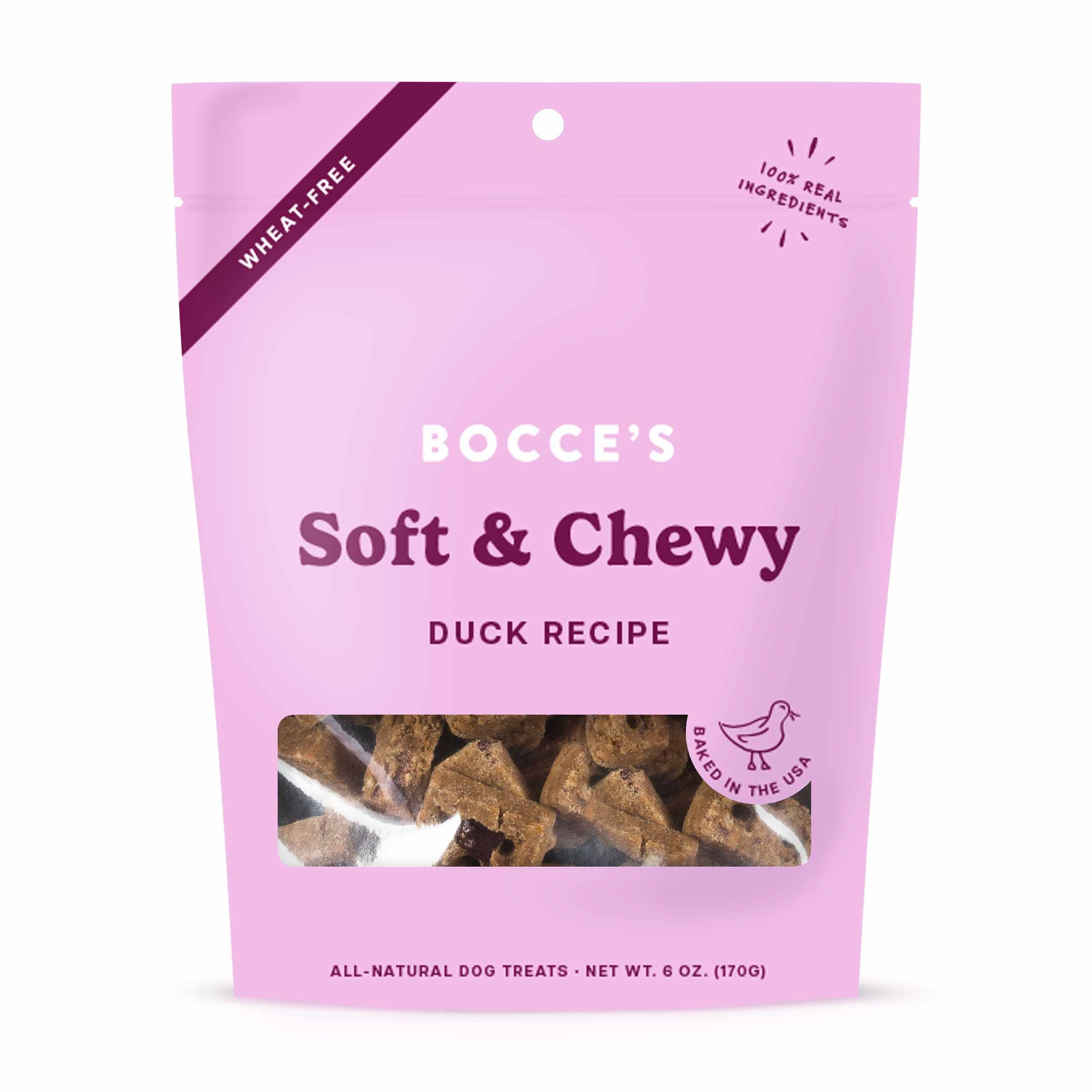 Bocce's Bakery Duck Soft & Chewy Dog Treats 6oz Image 1