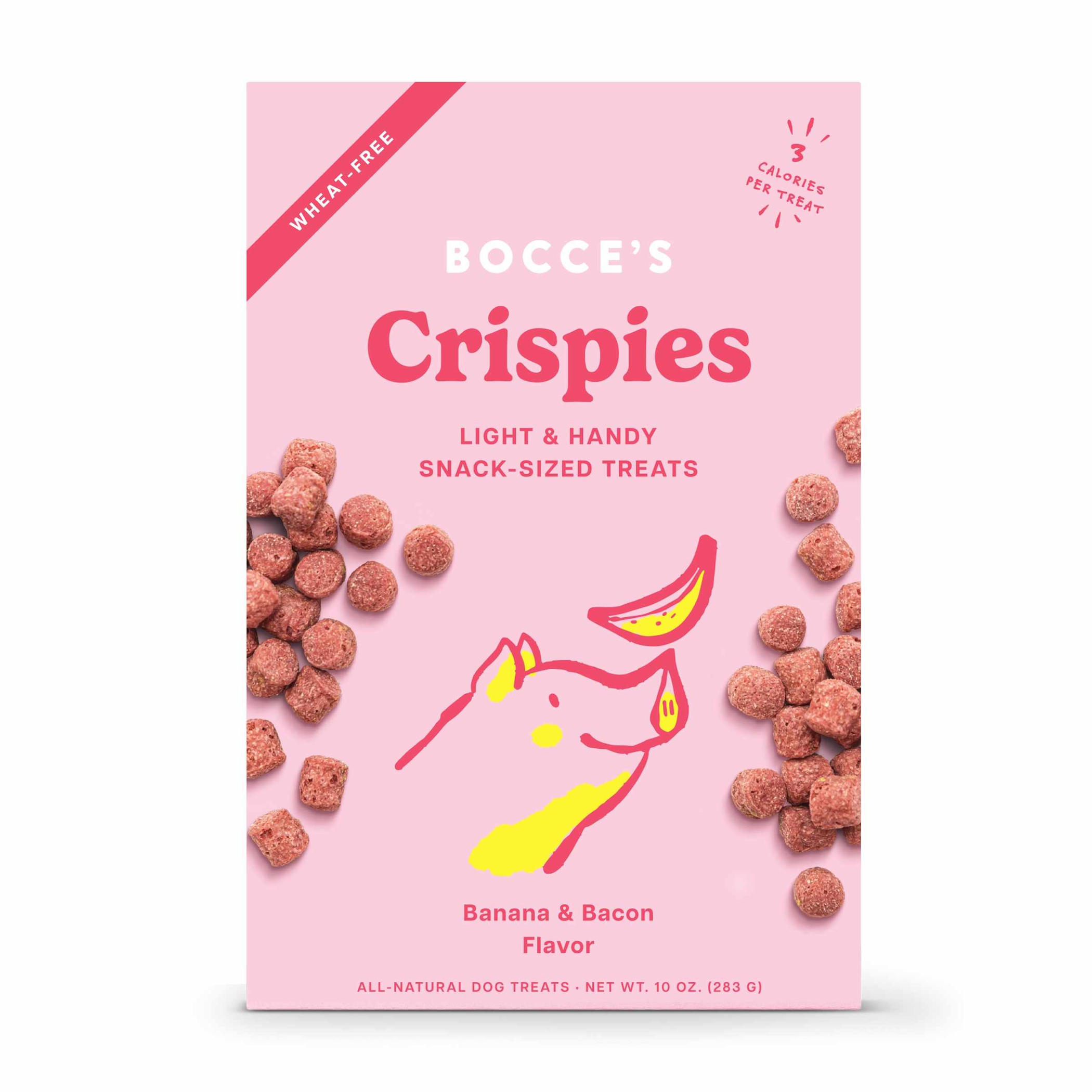 Bocce's Bakery Banana + Bacon Crispies Dog Treats 10oz Image 1