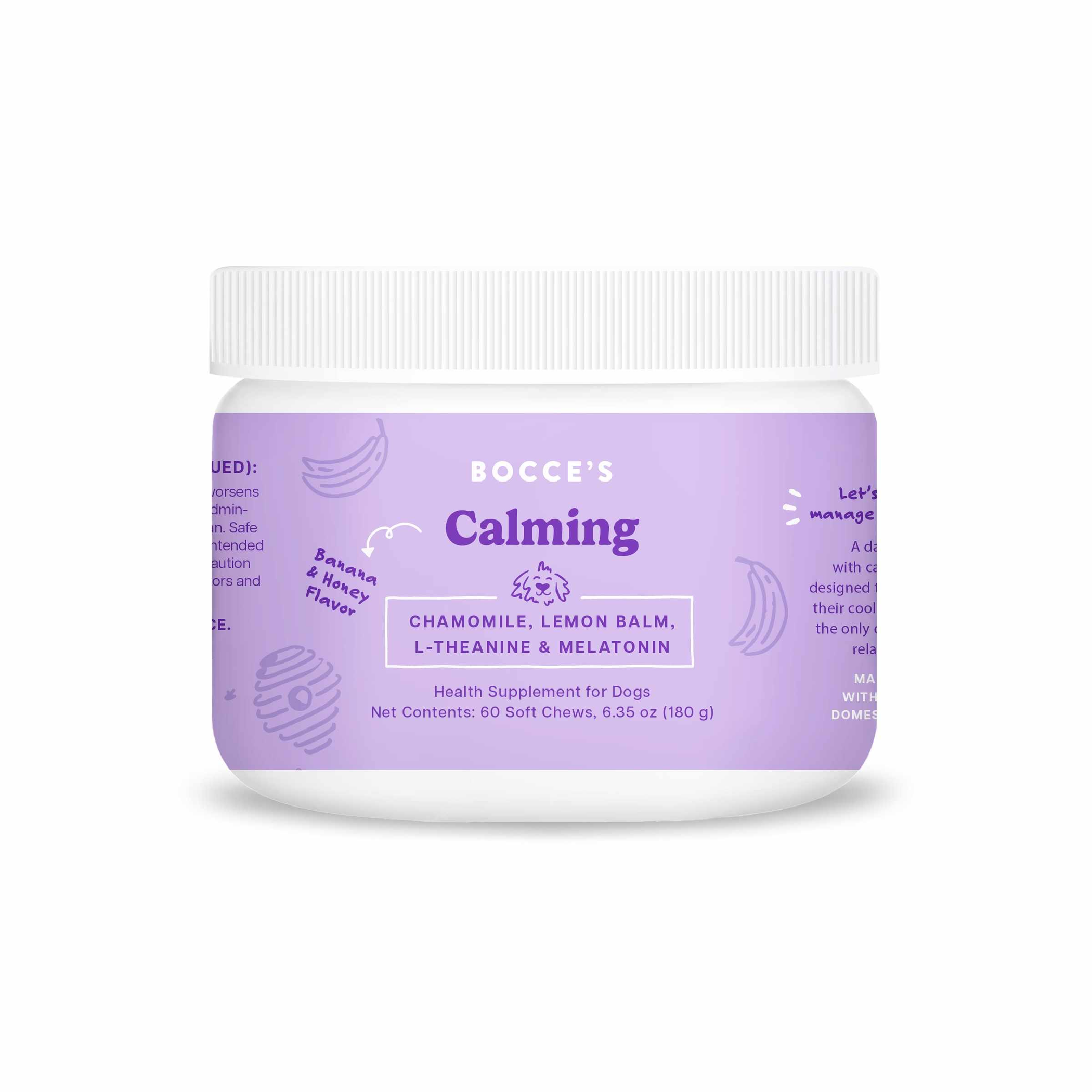 Bocce's Bakery Calming Soft Chew Dog Supplements 60 Count Image 1