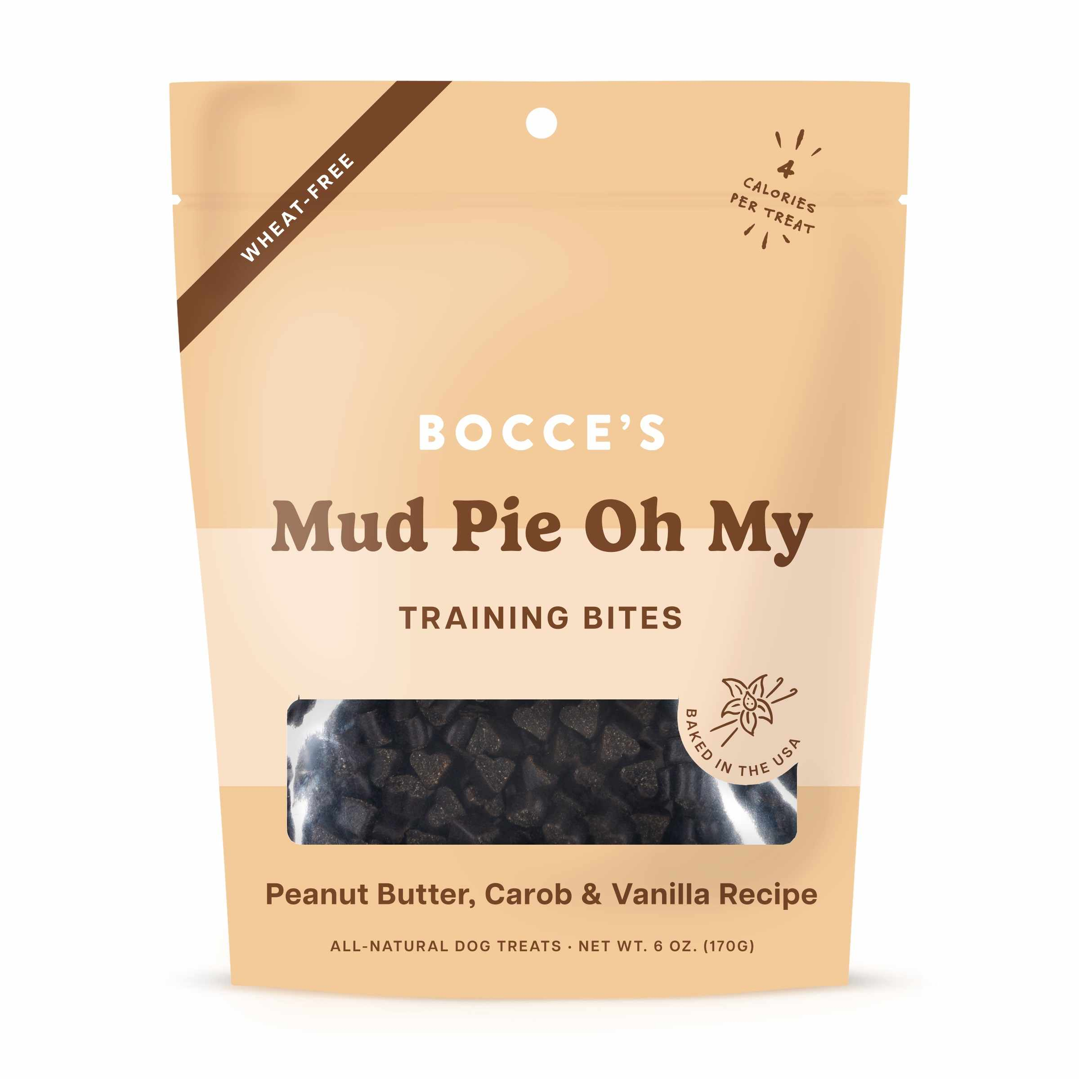 Bocce's Bakery Mud Pie Oh My Training Bites Dog Treats 6oz Image 1