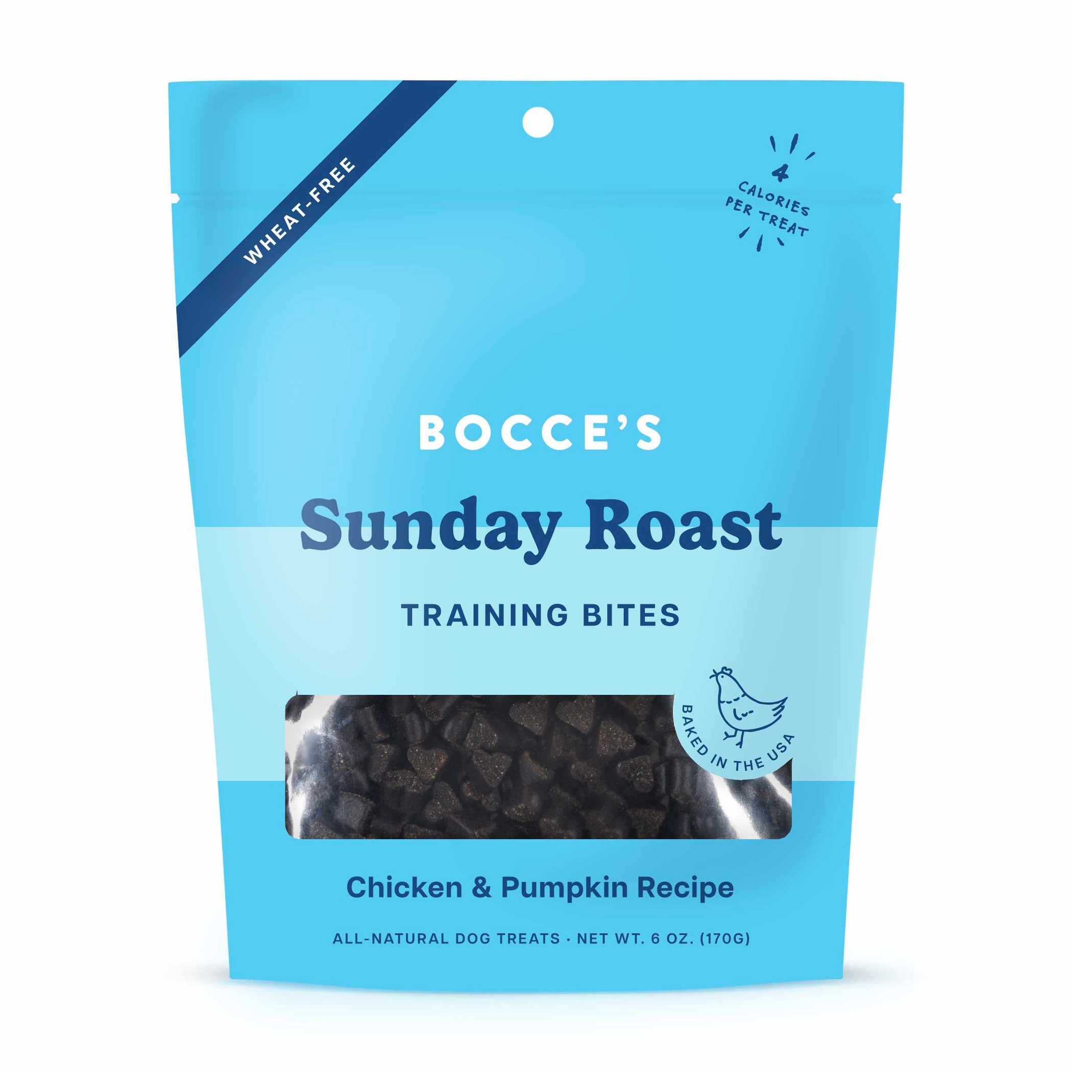 Bocce's Bakery Sunday Roast Training Bites Dog Treats 6oz Image 1