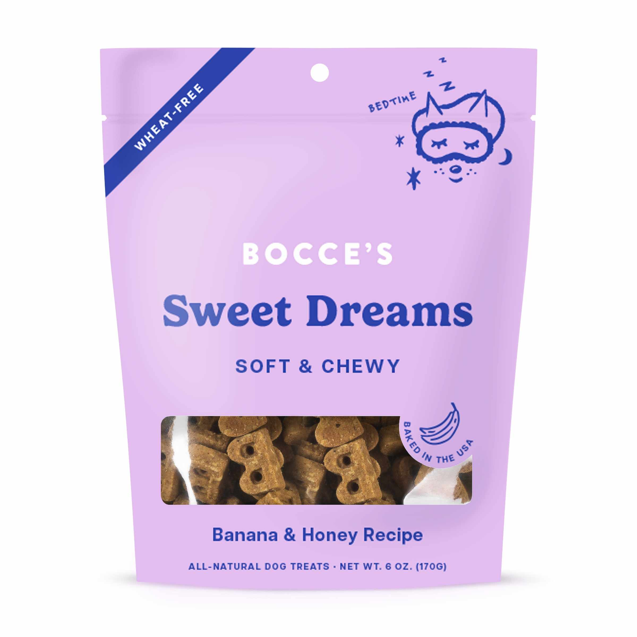 Bocce's Bakery Dailies Sweet Dreams Soft & Chewy Dog Treats 6oz Image 1