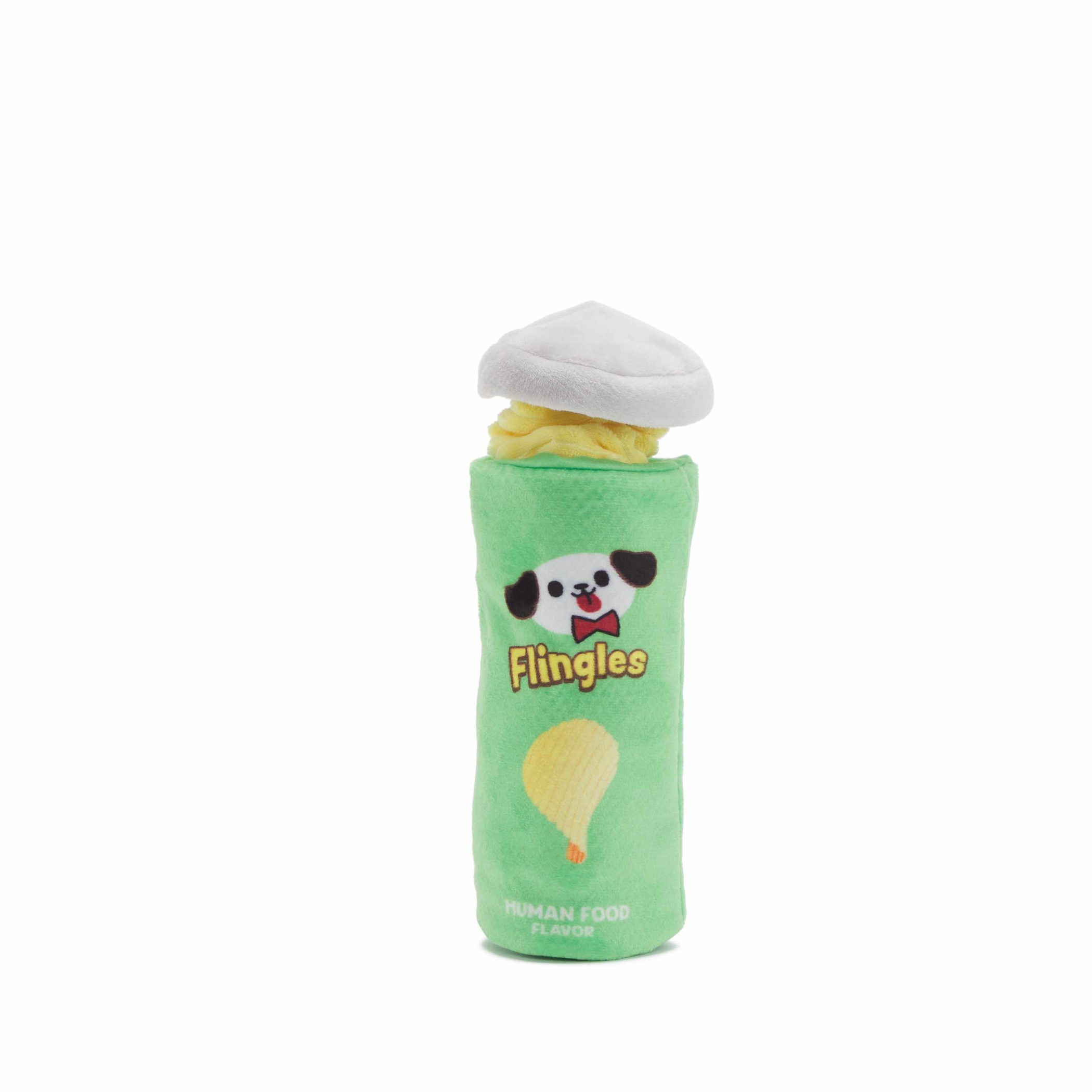 BARK Flingles Can Plush Dog Toy XS-Medium Image 1