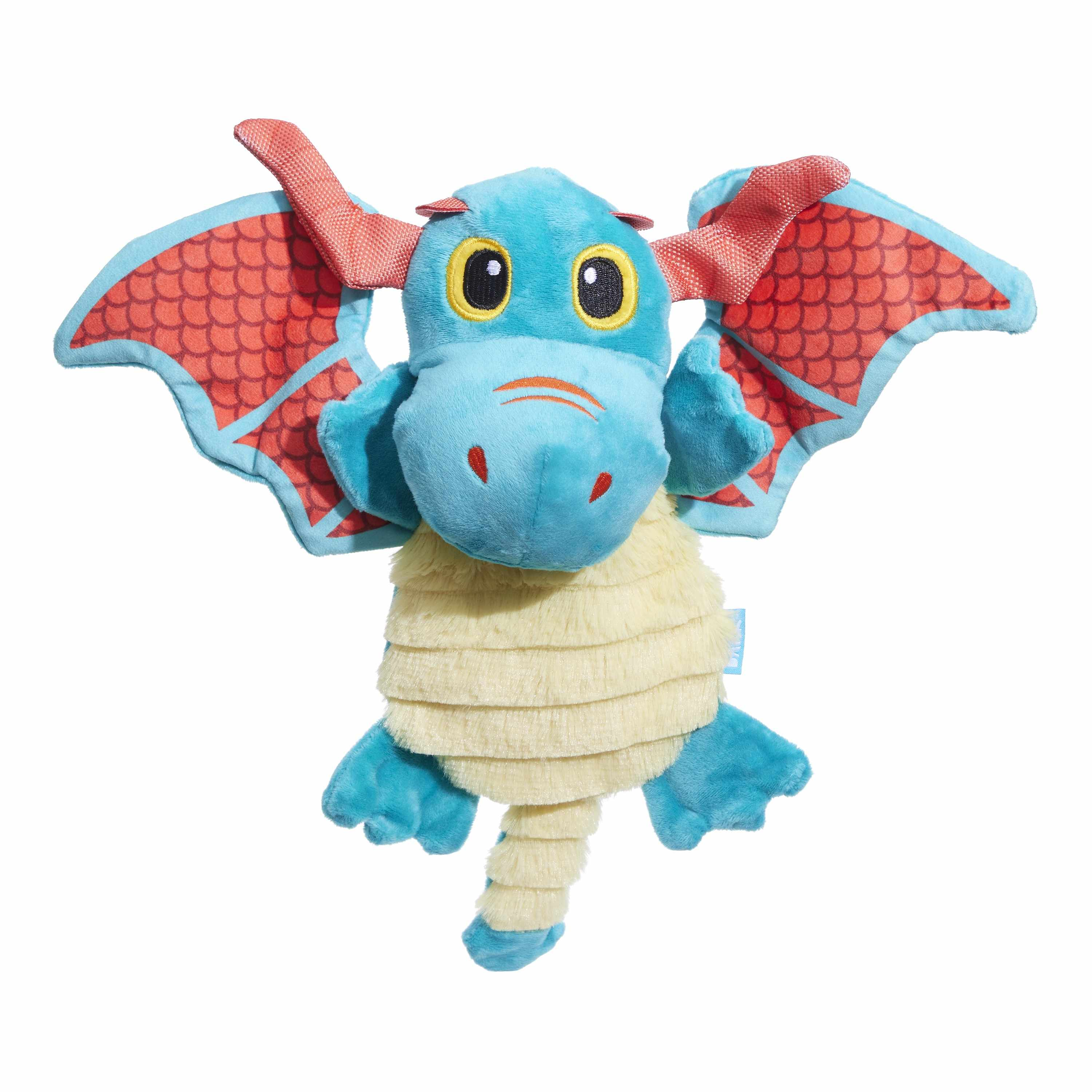 BARK Grimbold the Dragon Plush Dog Toy XS/S Image 1