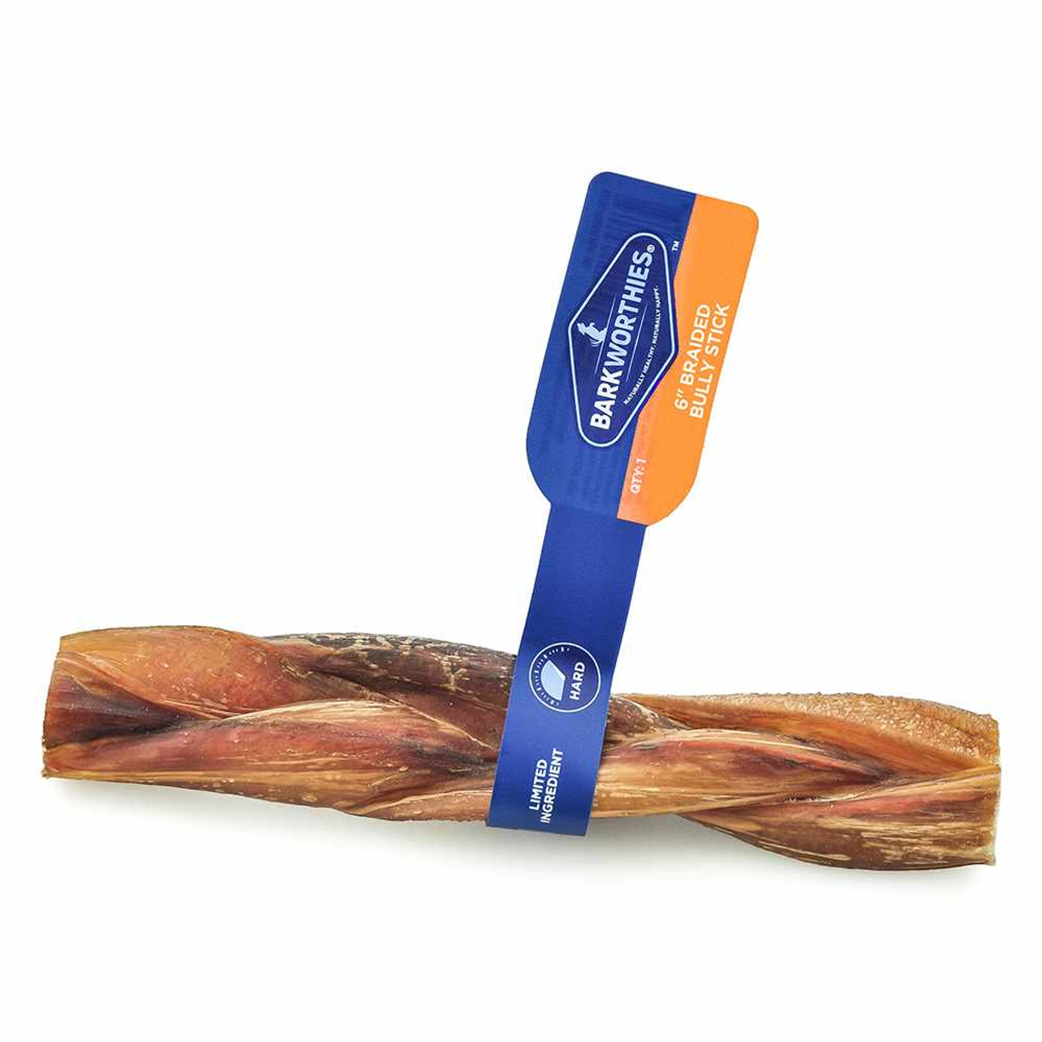 Barkworthies Bully Stick - Braided Image 1