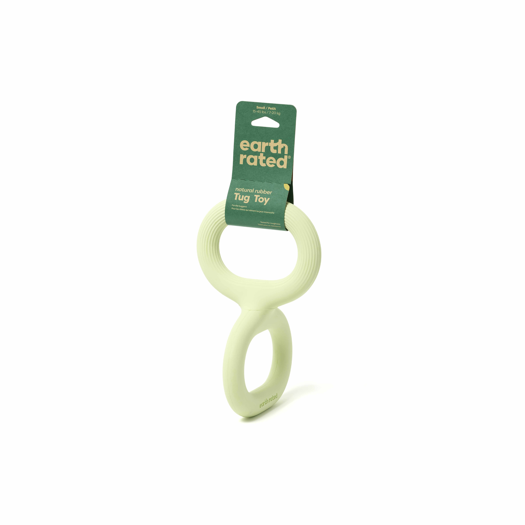 Earth Rated Rubber Tug Dog Toy Image 1