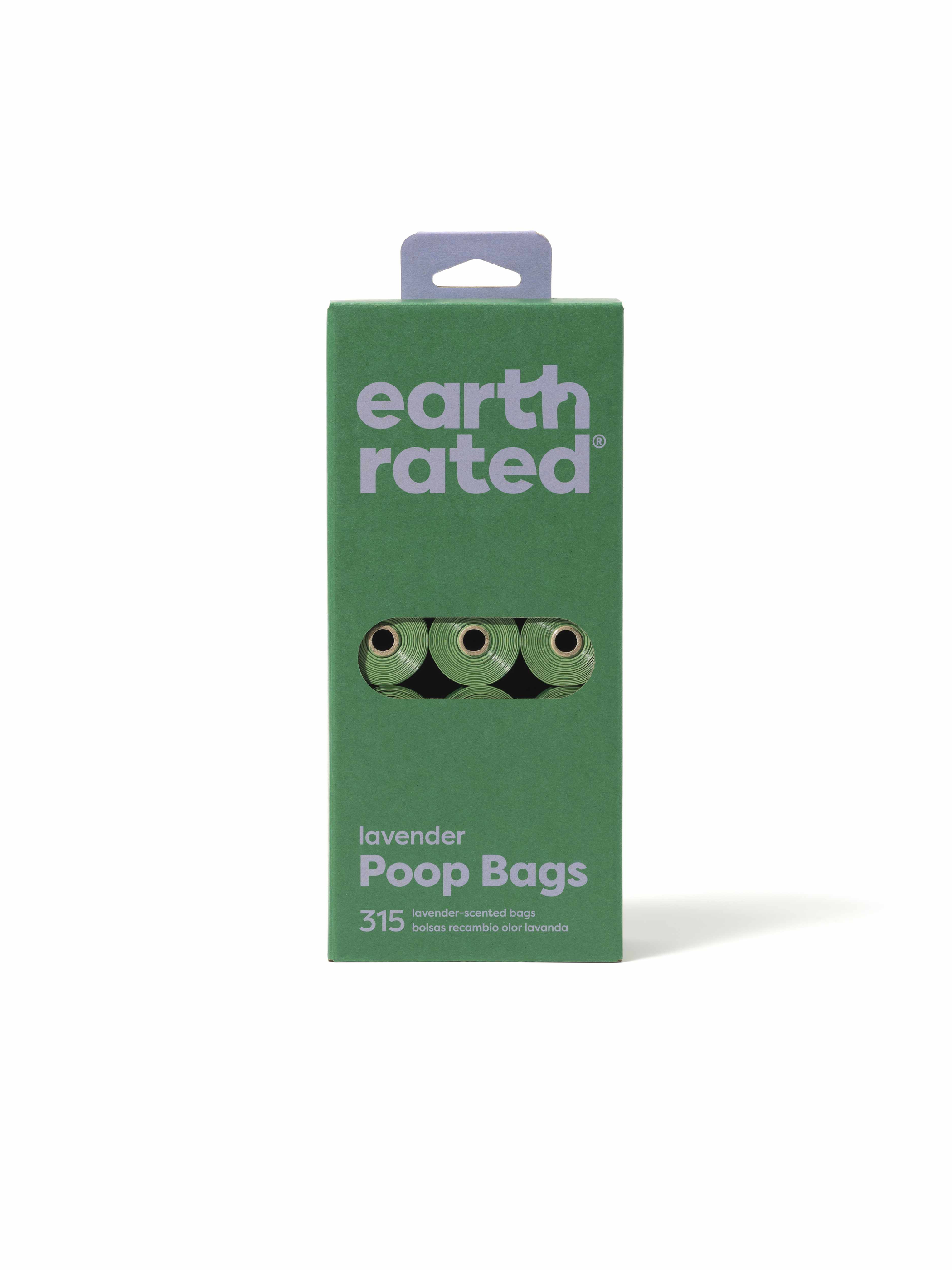 Earth Rated Lavender Poop Bags 315ct on 21 Refill Rolls Image 1