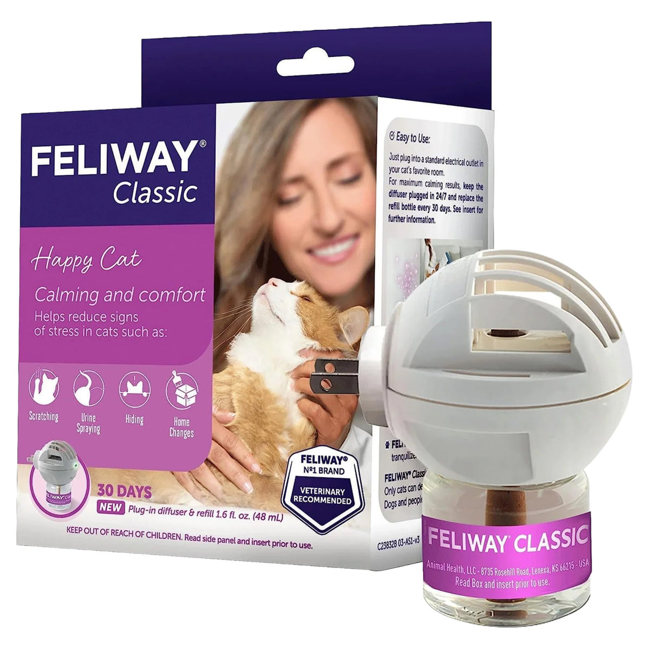 Feliway Classic Cat Calming Pheromone 48 mL