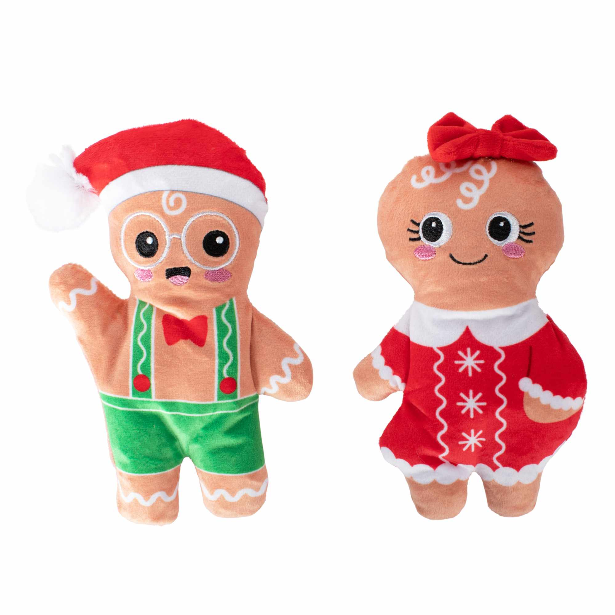PetShop by Fringe Studio Here They Crumb Plush Dog Toy Set 2pc Image 1