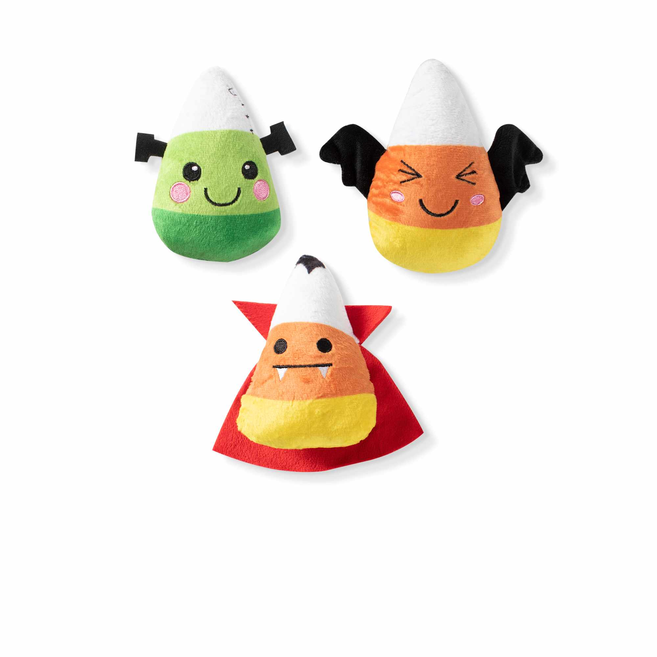 PetShop by Fringe Studio Candy Corns 3Pc Small Dog Toy Set Image 1